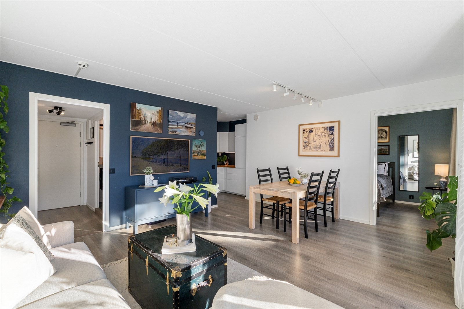 Leiligheten har en svært god planløsning, hvor hver kvadratmeter er utnyttet på en god måte. Galleribilde