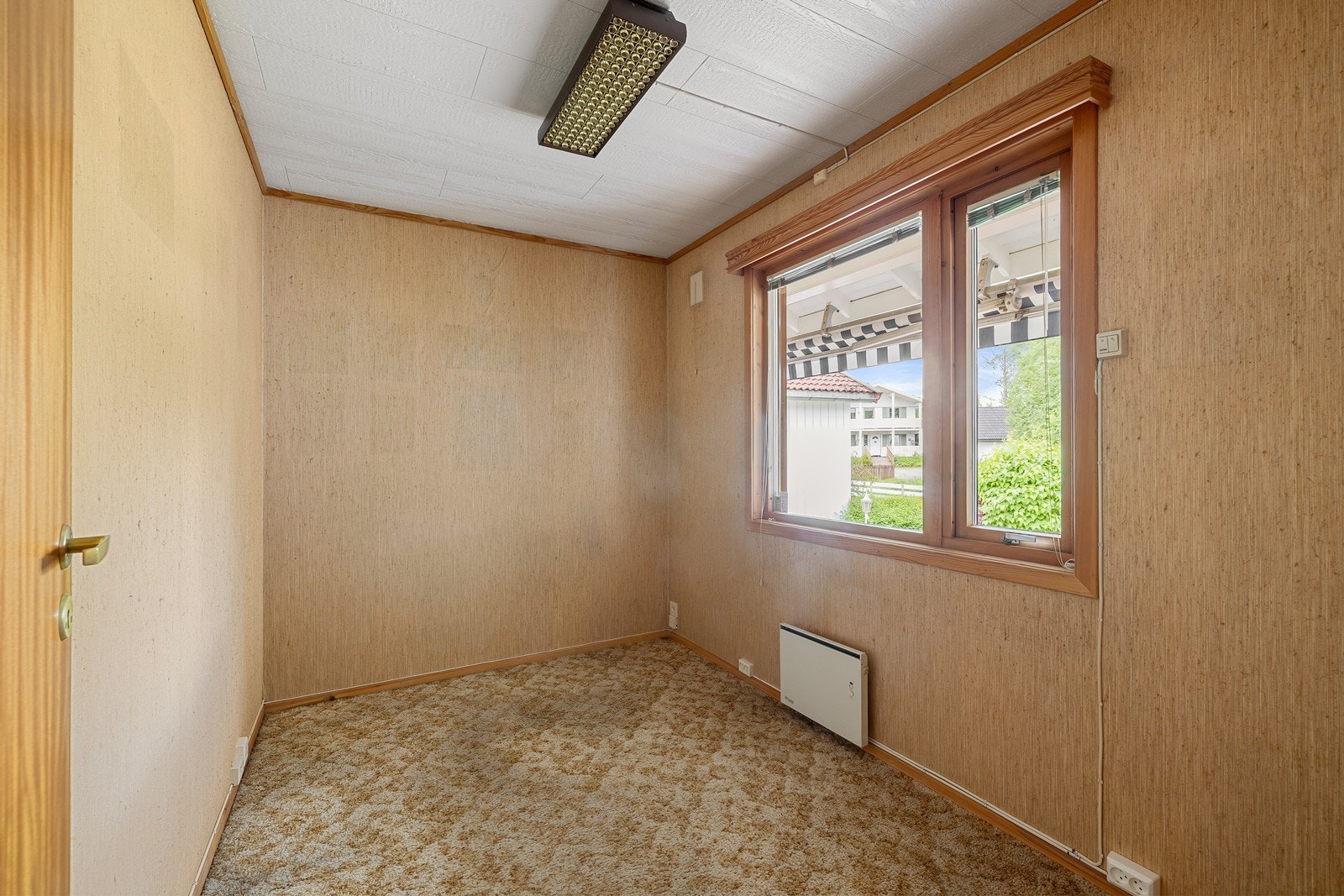 Rommene har plass til seng, nattbord, garderobeløsning og evt. skrivebord. Galleribilde