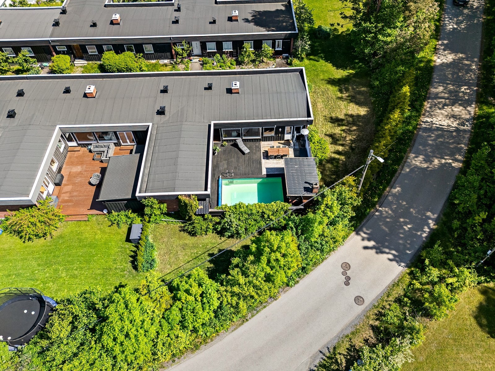 Boligen har skjermet uteområde. Galleribilde