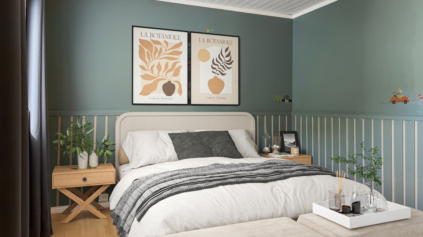 Soverom 1 med styling Galleribilde
