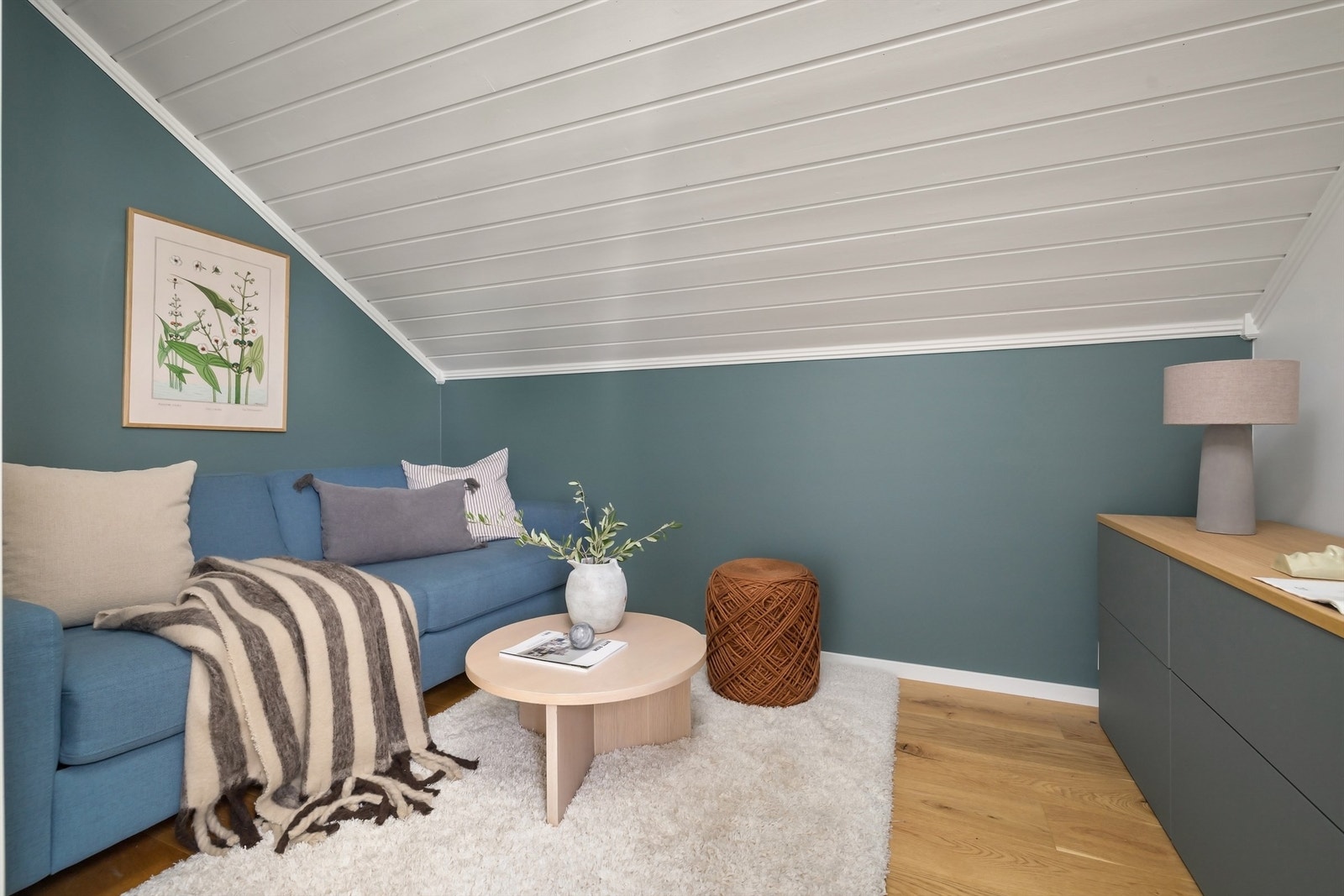 Perfekt for storfamilien med barn/ungdommer i hus som trenger en liten stue for seg selv! Galleribilde