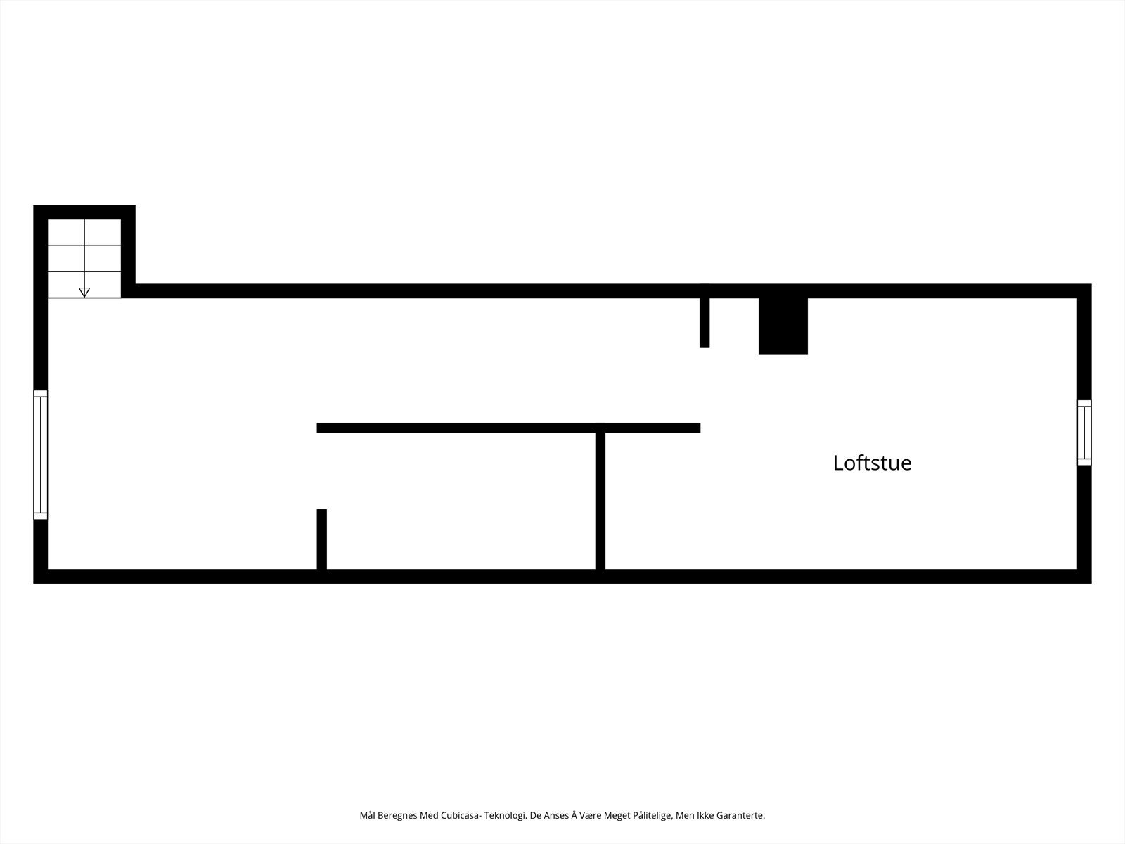Plantegning Loft Galleribilde