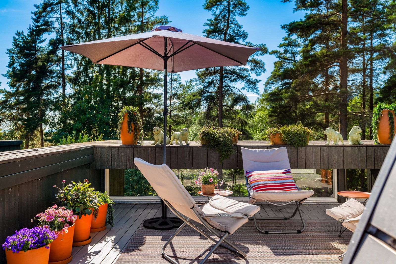 Takterrasse. Galleribilde
