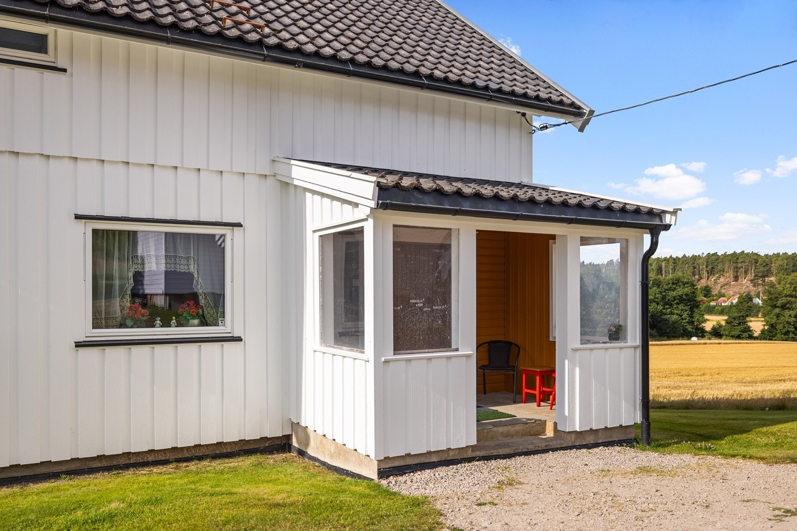 Inngangspartiet til våningshuset (Hovedboligen) Galleribilde
