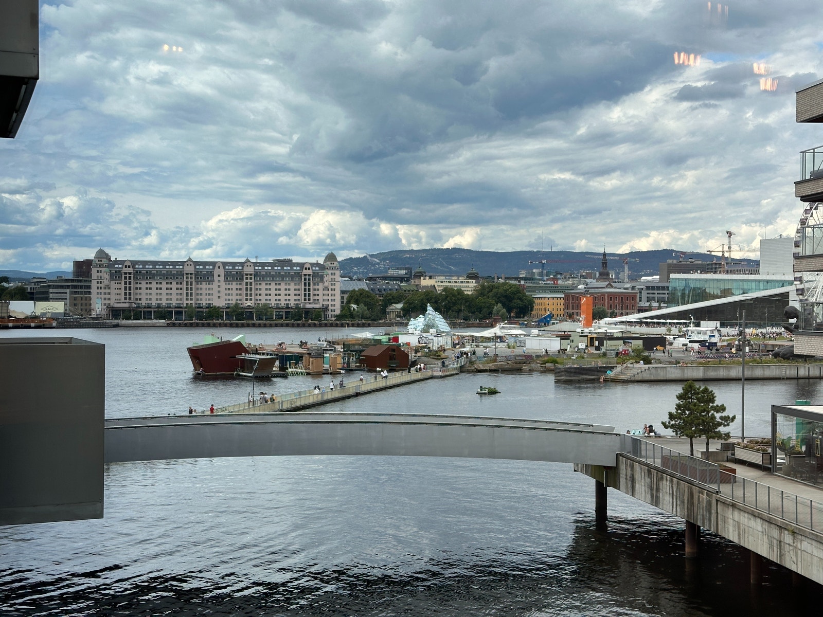 Utsikt innenfra leilighet Galleribilde