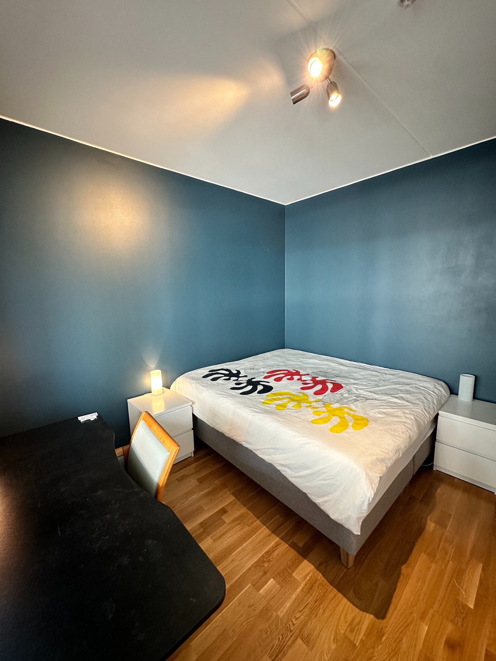 God plass til 180x200 seng og evt arbeidsbord/hjemmekontor Galleribilde