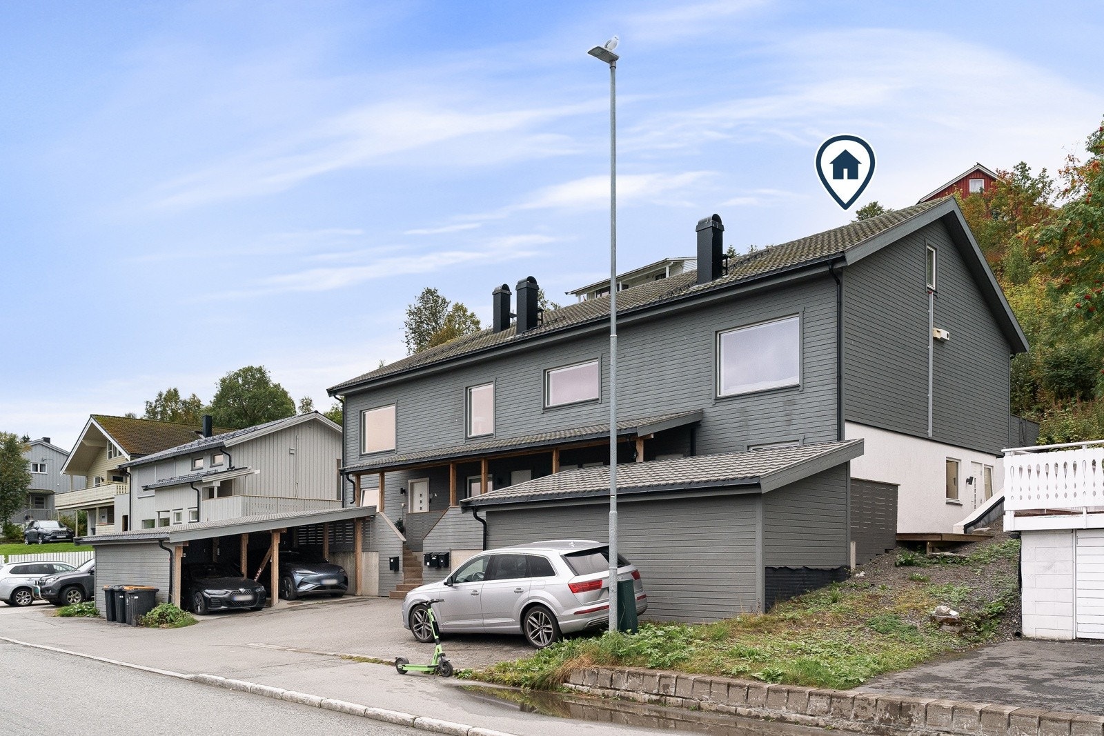 Meget gunstig lokasjon med gåavstand til sentrum, UNN/UiT, dagligvare, skole, barnehage m.m.