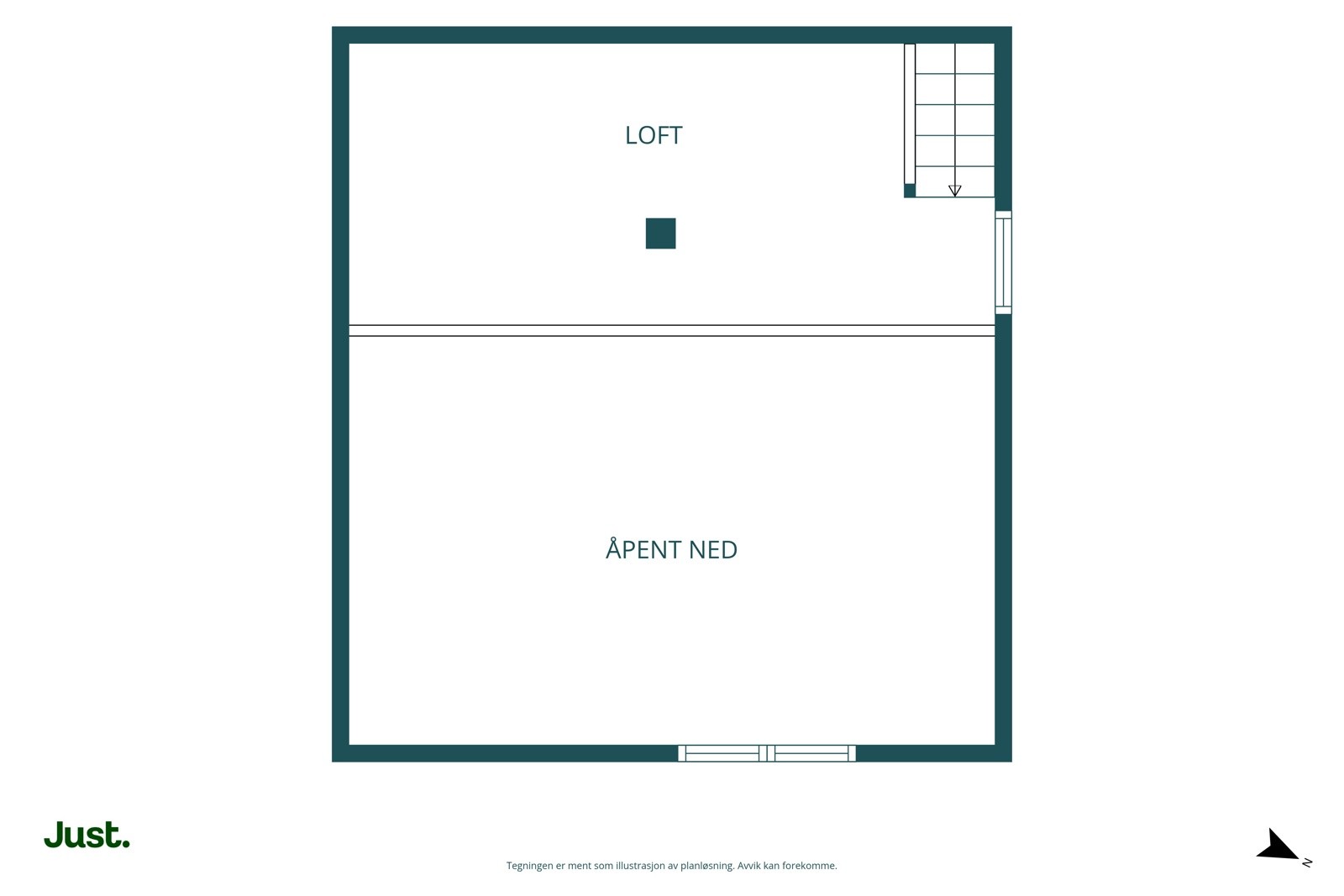 Planskisse loft.