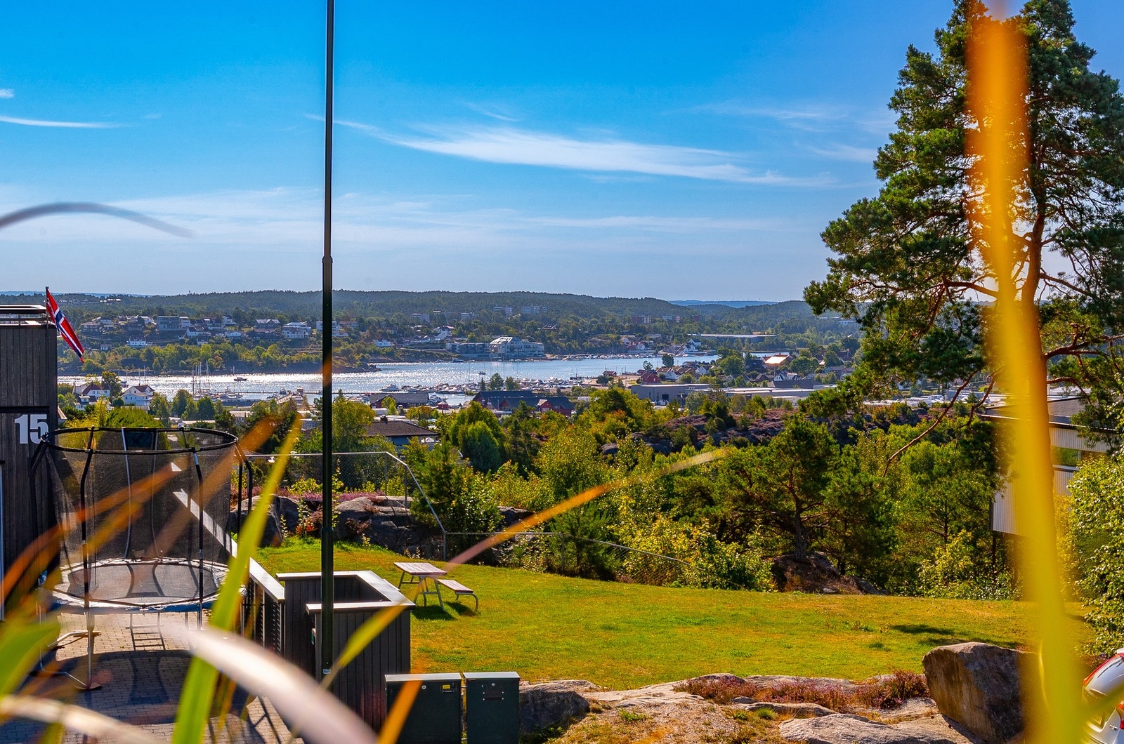 Utsikt fra takterrassen Galleribilde