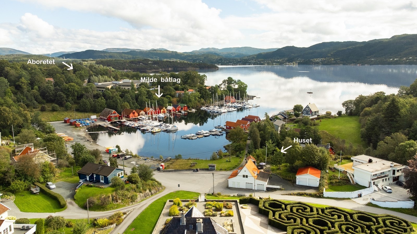 Eiendommen byr i dag på en spennende kombinasjon av bolig, utleie, garasje og lagringsarealer. Galleribilde