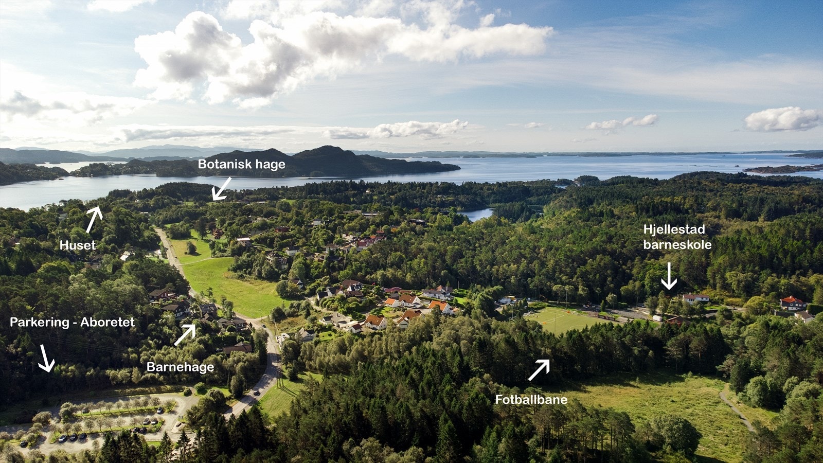 Milde byr på vakre, maritime omgivelser med nærhet til sjø, natur og rolige boligområder. Galleribilde