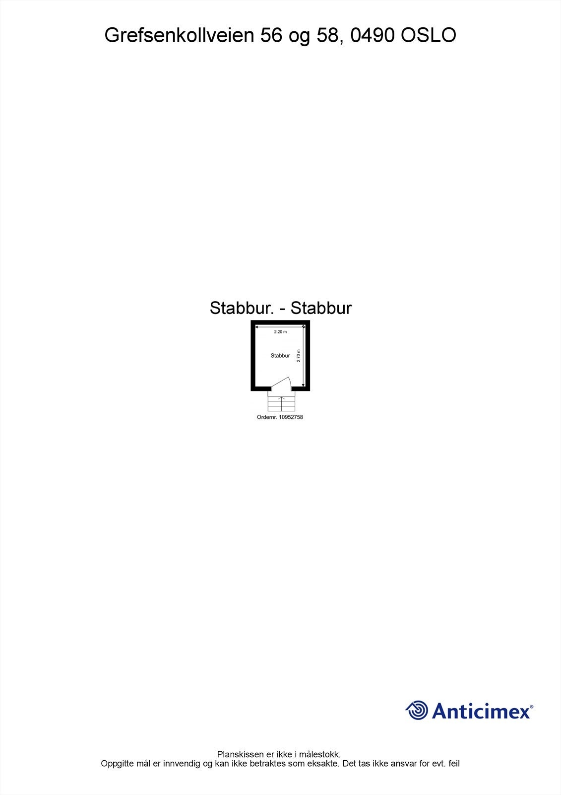 Plantegning - Stabbur Galleribilde