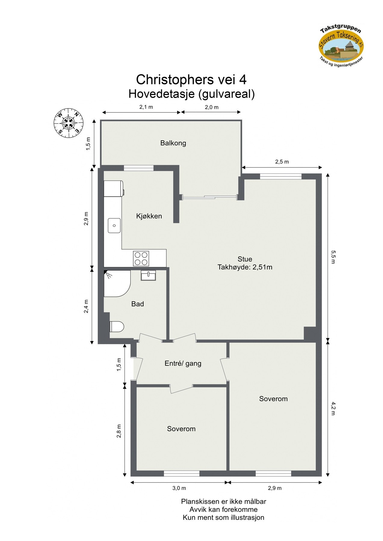 Plantegning Galleribilde