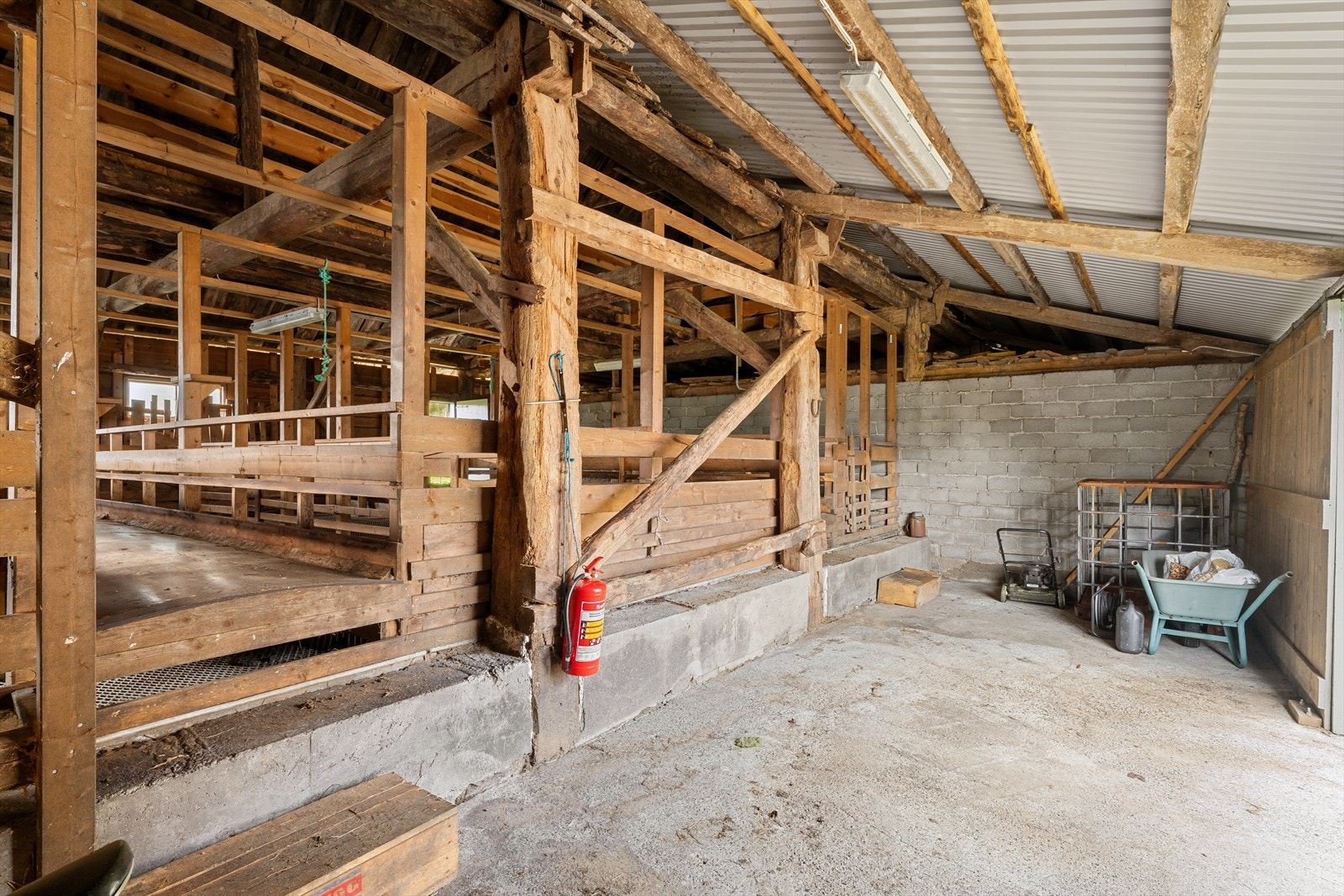 Det er tilrettelagt for ca. 80 sauer Galleribilde