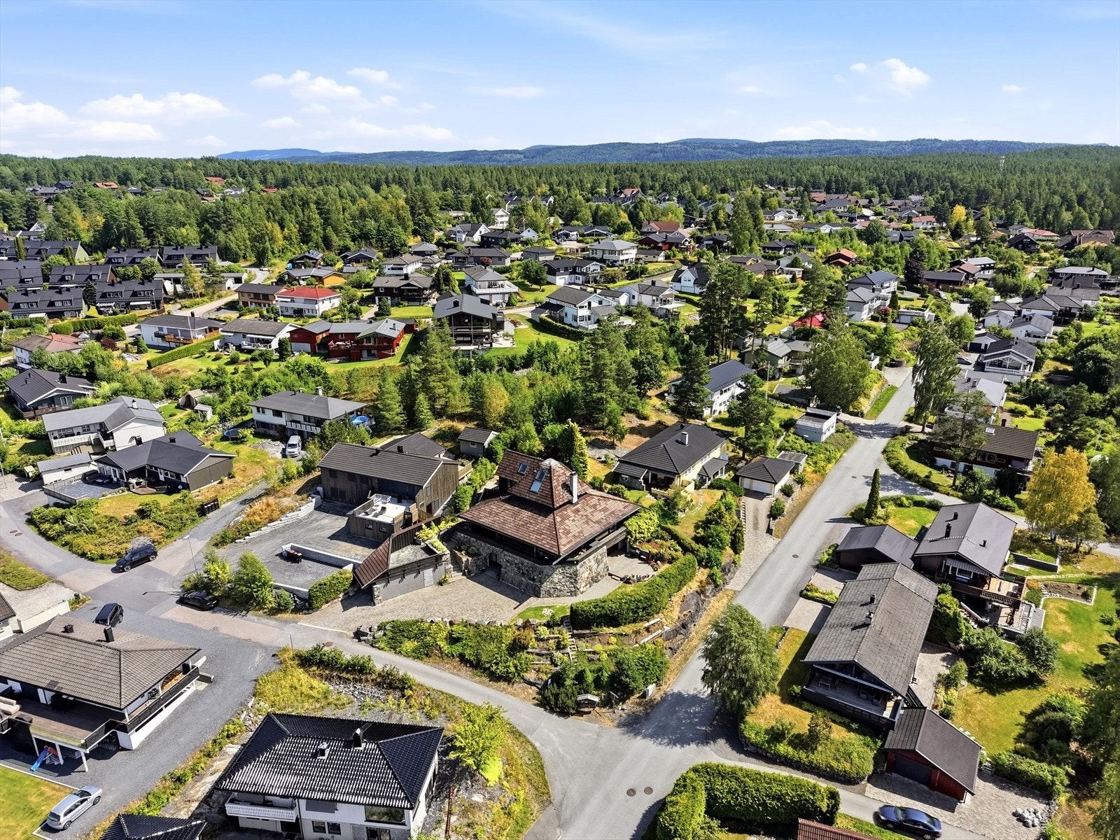 Et barnevennlig og veletablert nabolag. Galleribilde