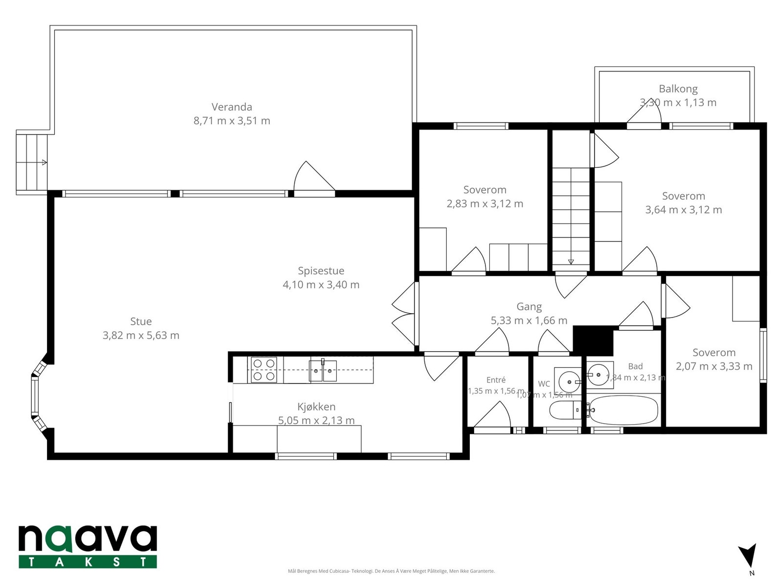 Plantegning hovedplan. Galleribilde