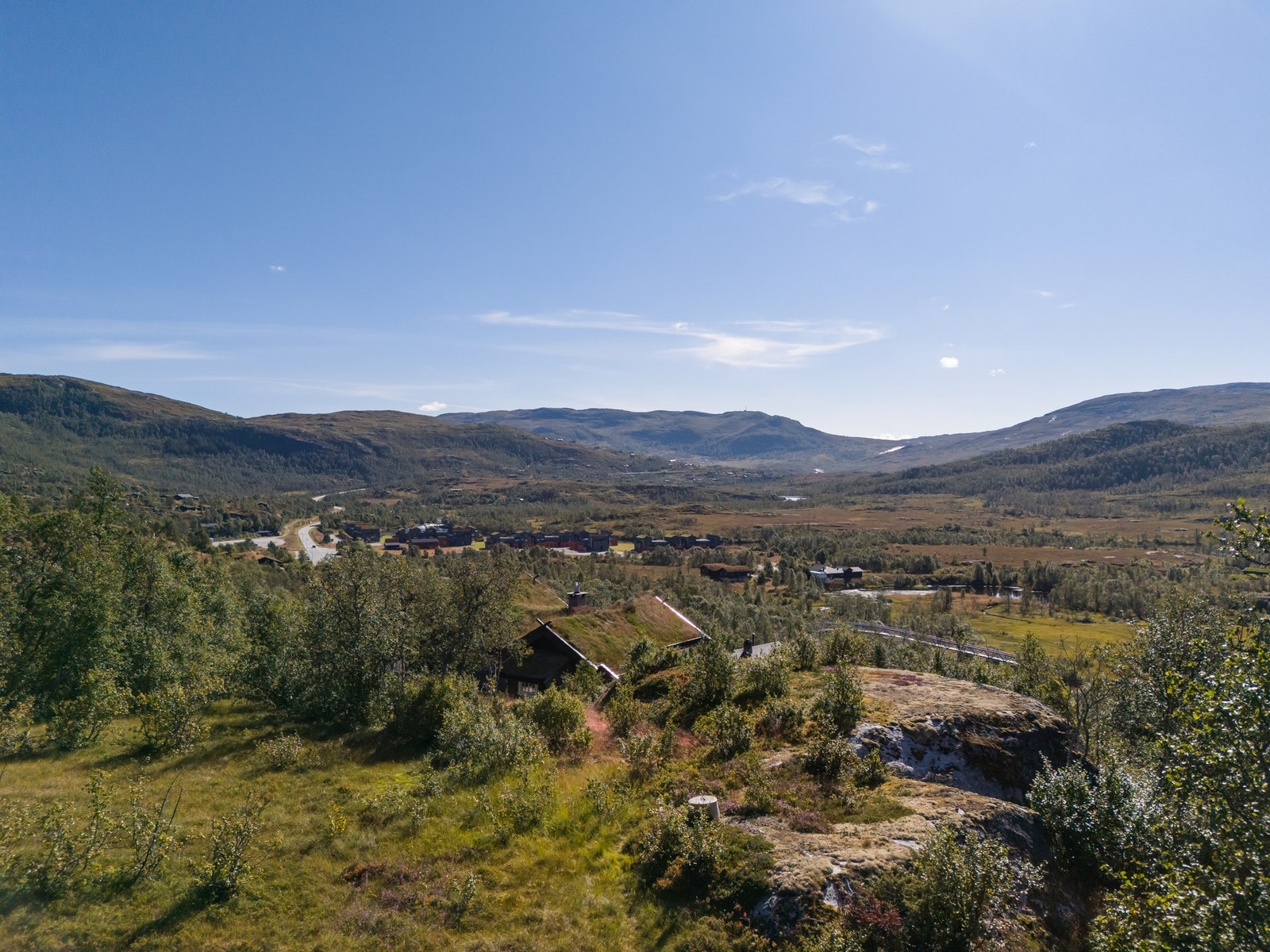 Flott utsikt Galleribilde