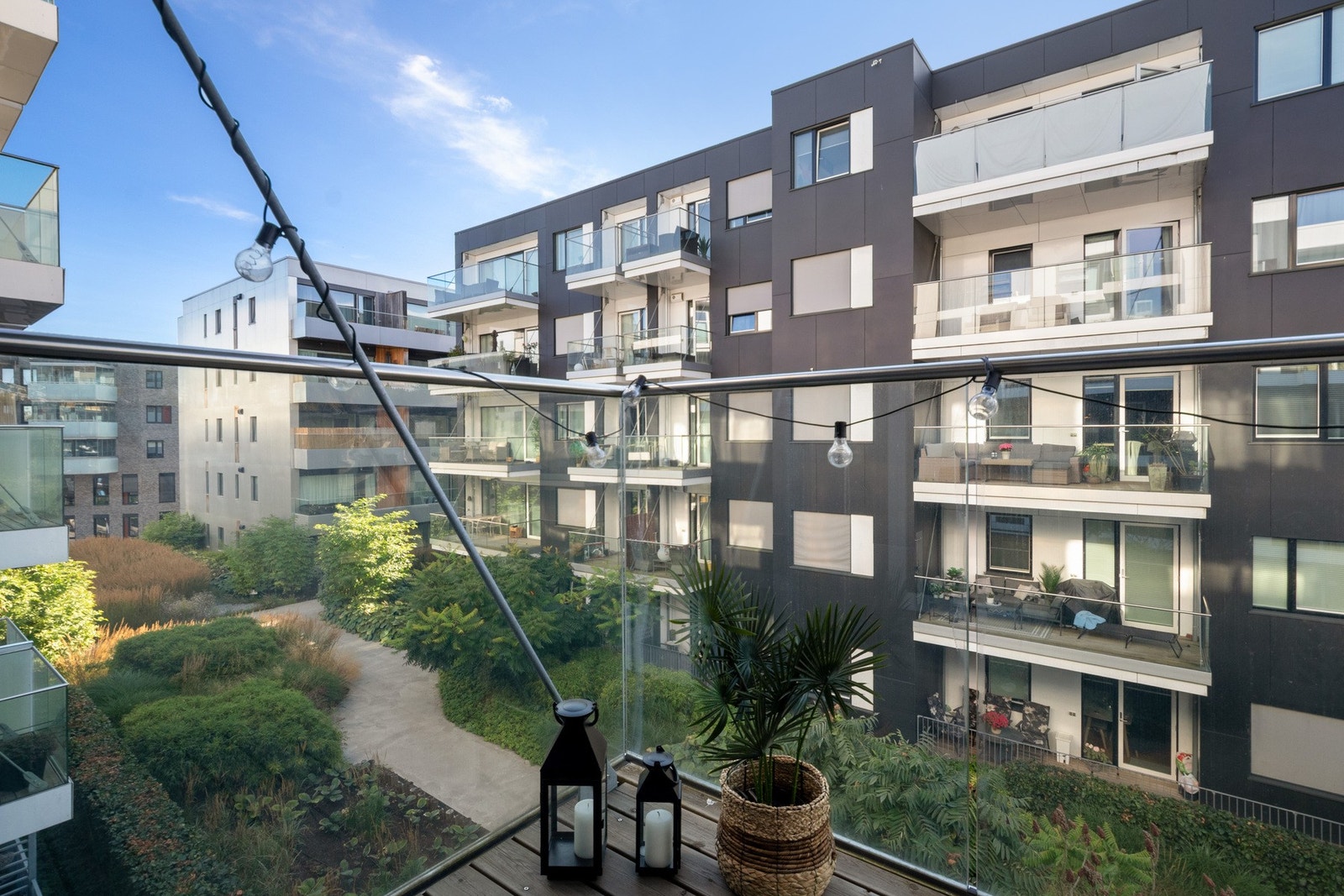 Hyggelig balkong på 4,6 m². Galleribilde