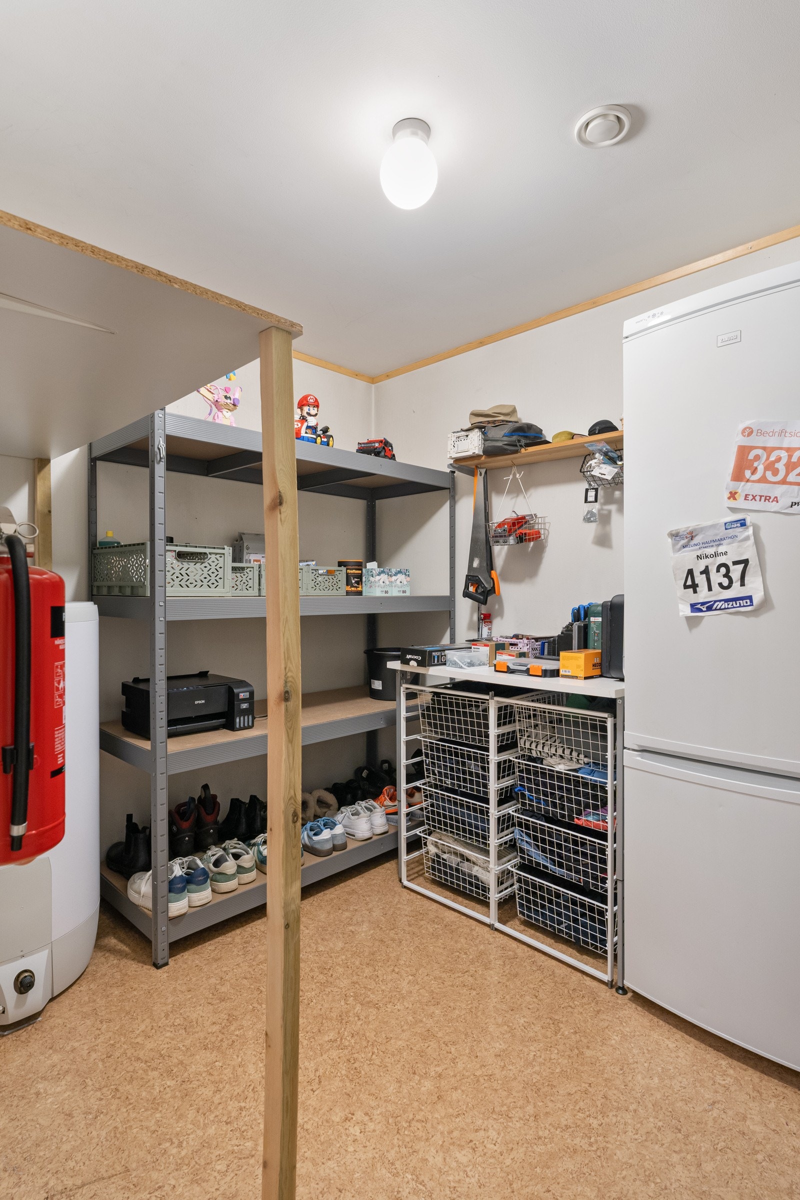 Leiligheten disponerer stor sportsbod!