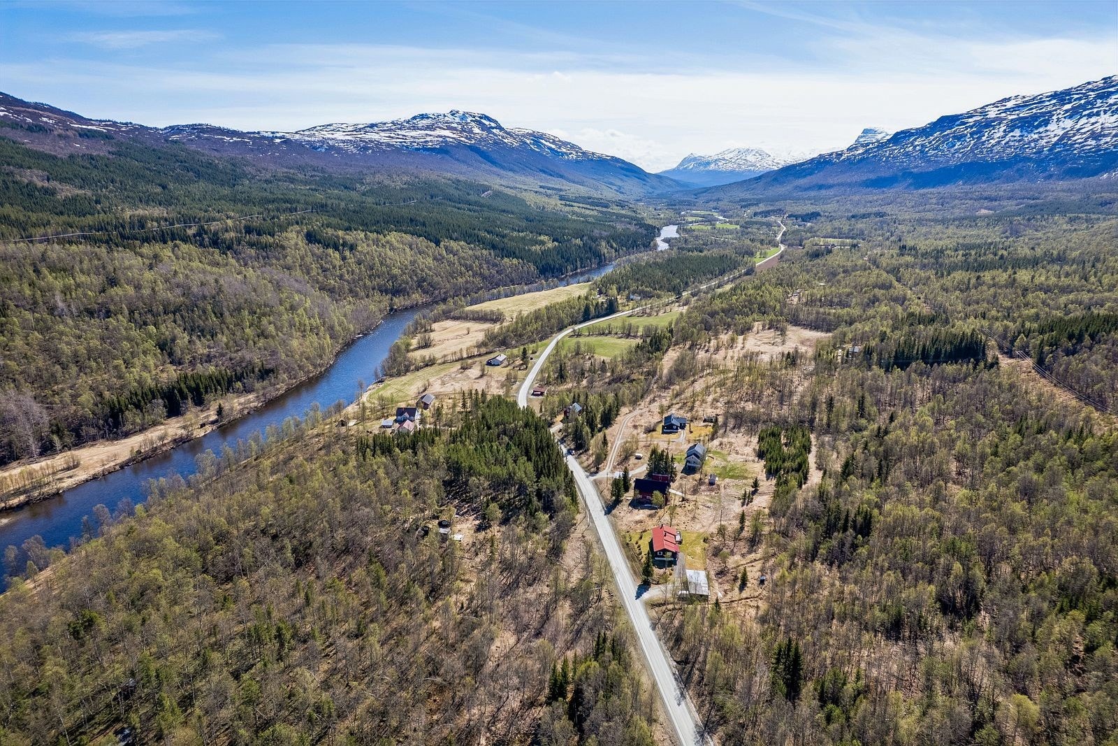 Det er under 100m beltet til Dividalselva.