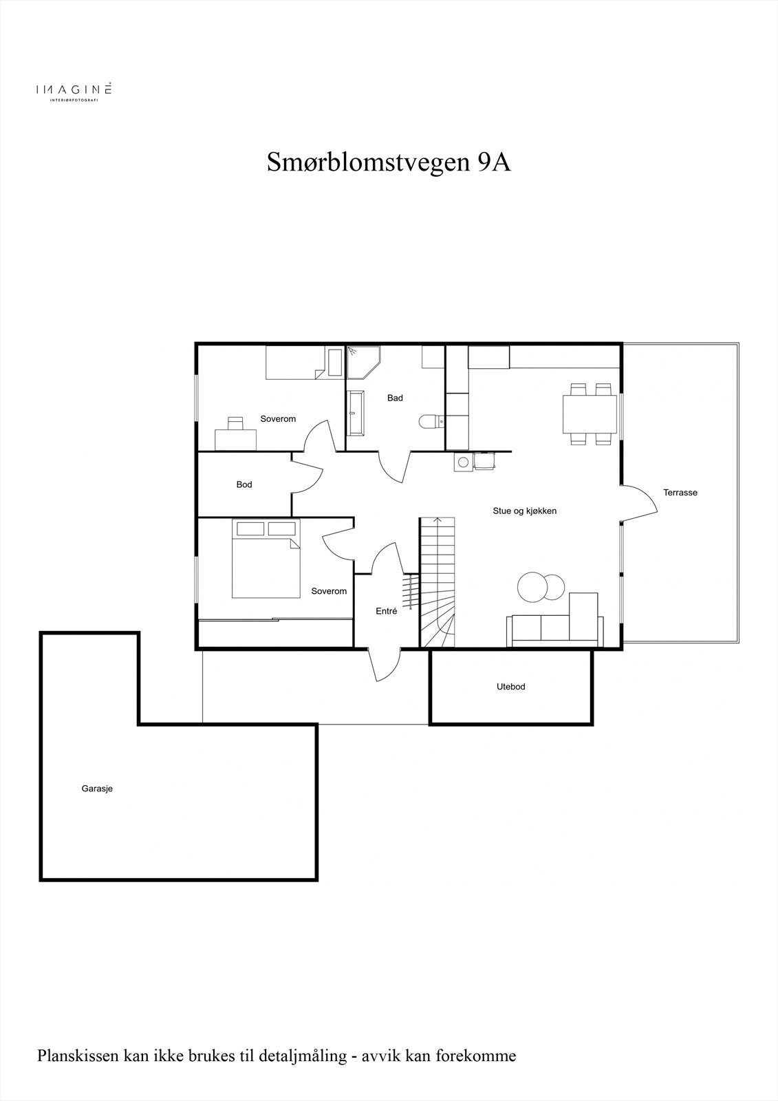 Planskisser 2D. 1.etg Galleribilde