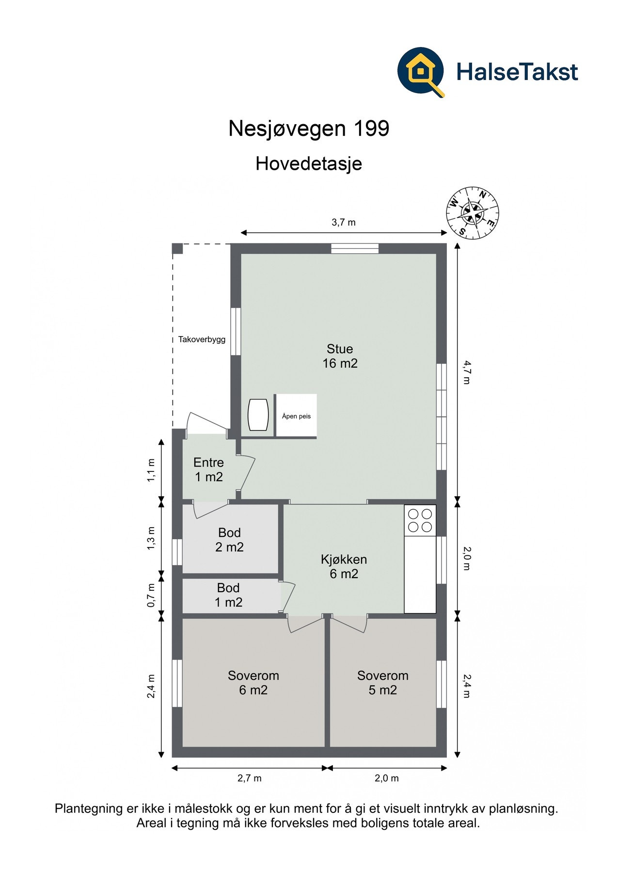 Planskisse. Galleribilde
