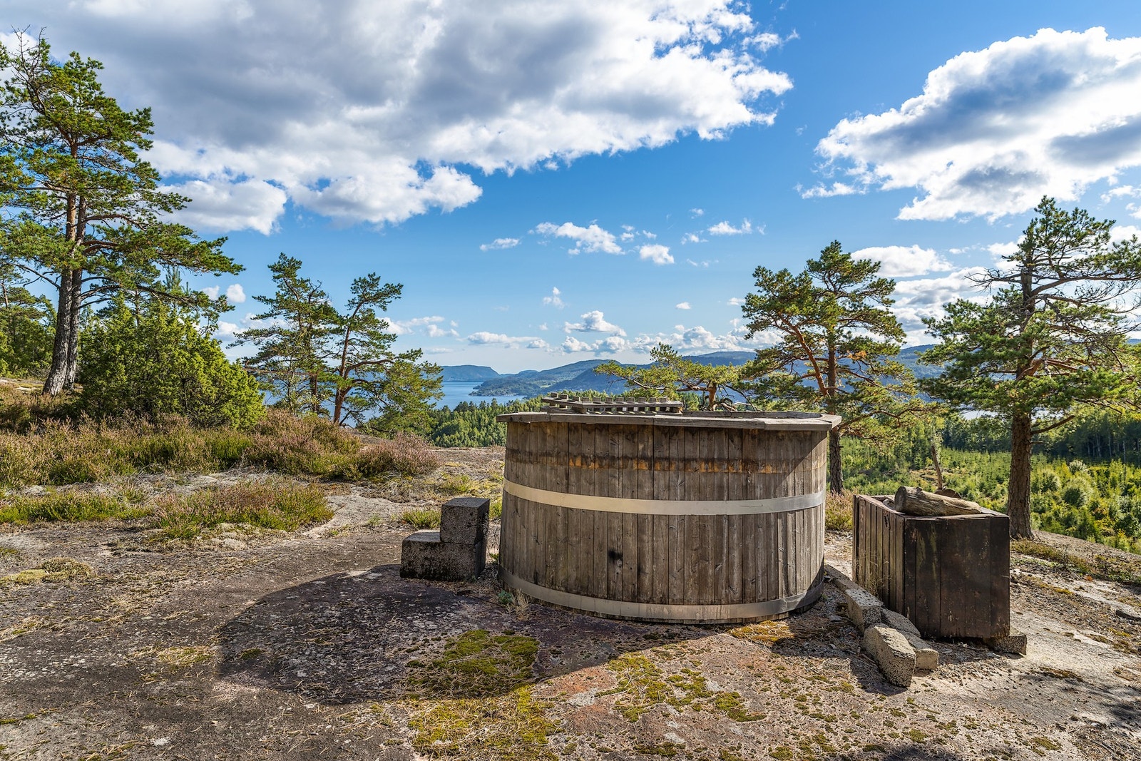 Her har du fantastisk utsikt og gode solforhold Galleribilde