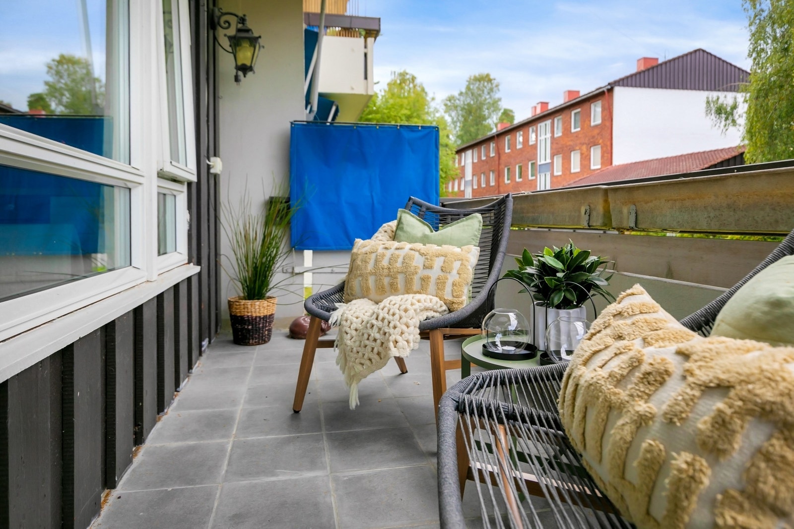 Balkongen er vestvendt Galleribilde
