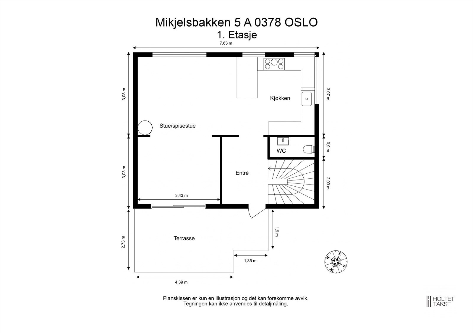 Plantegning - 1. etasje Galleribilde