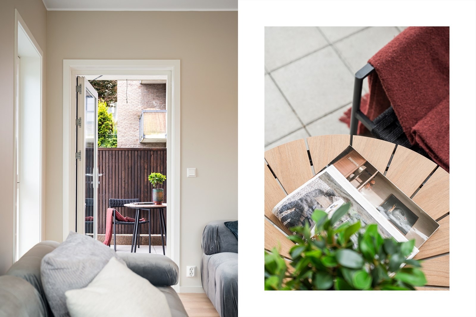 - Fra stuen har du tilkomst til boligens flotte terrasse som måler hele 23 m²- Galleribilde