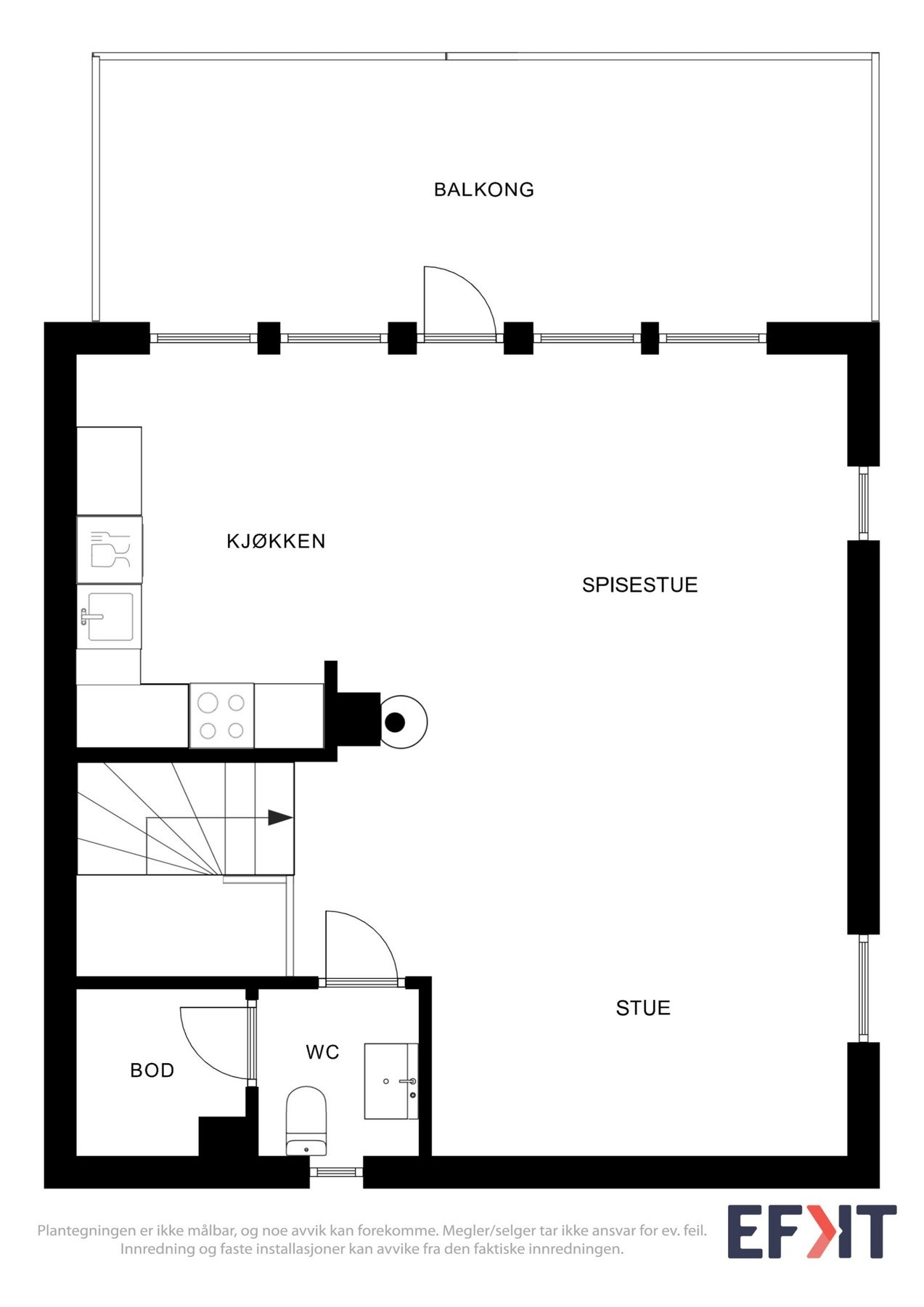 Plantegning 2. etasje Galleribilde