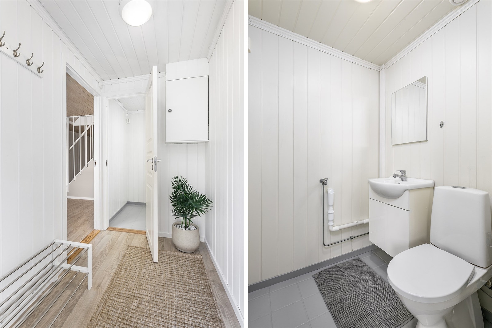 Nytt sikringsskap ble montert i entreen i 2013. Galleribilde