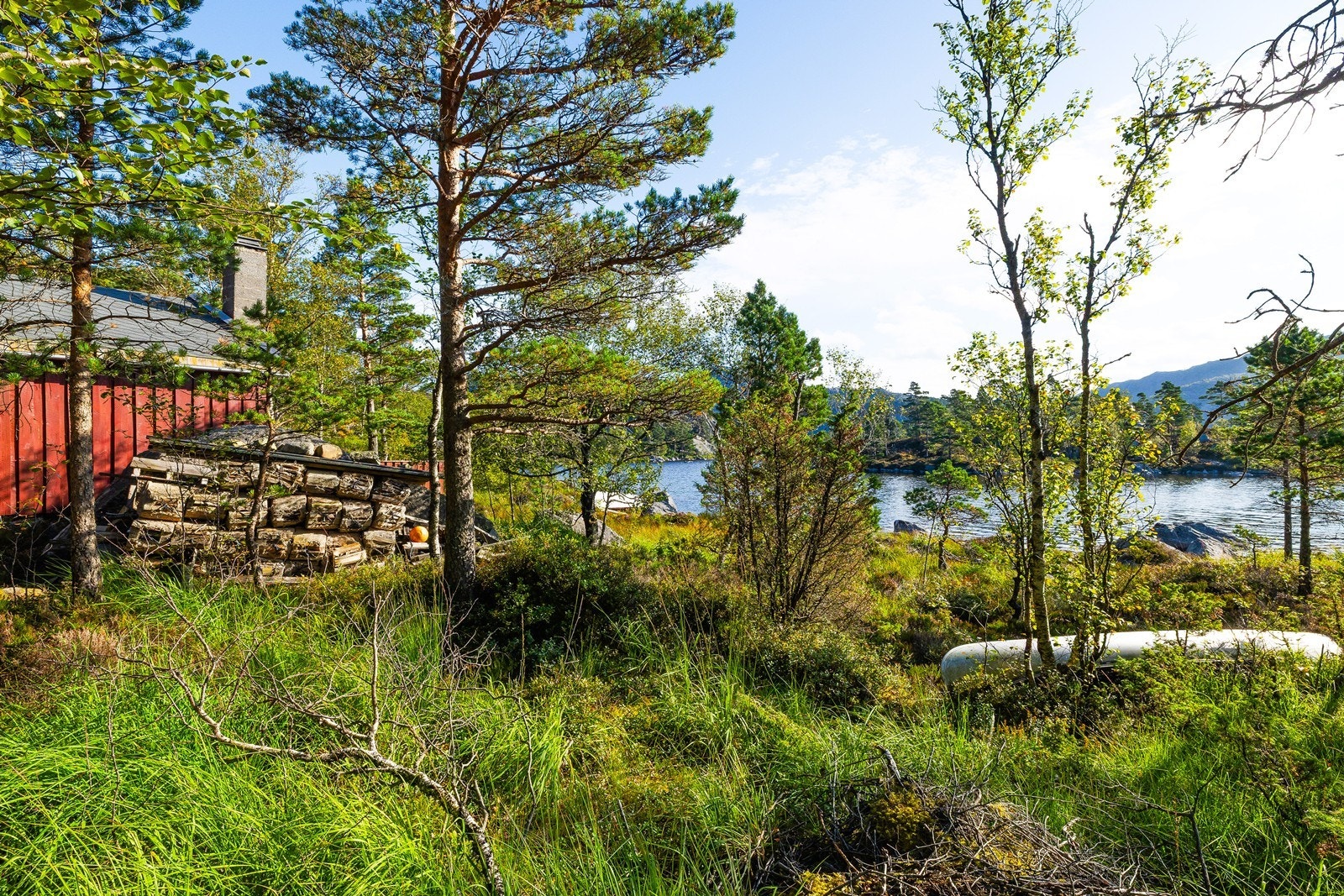 Her får man følelsen av å være midt i naturen. Galleribilde