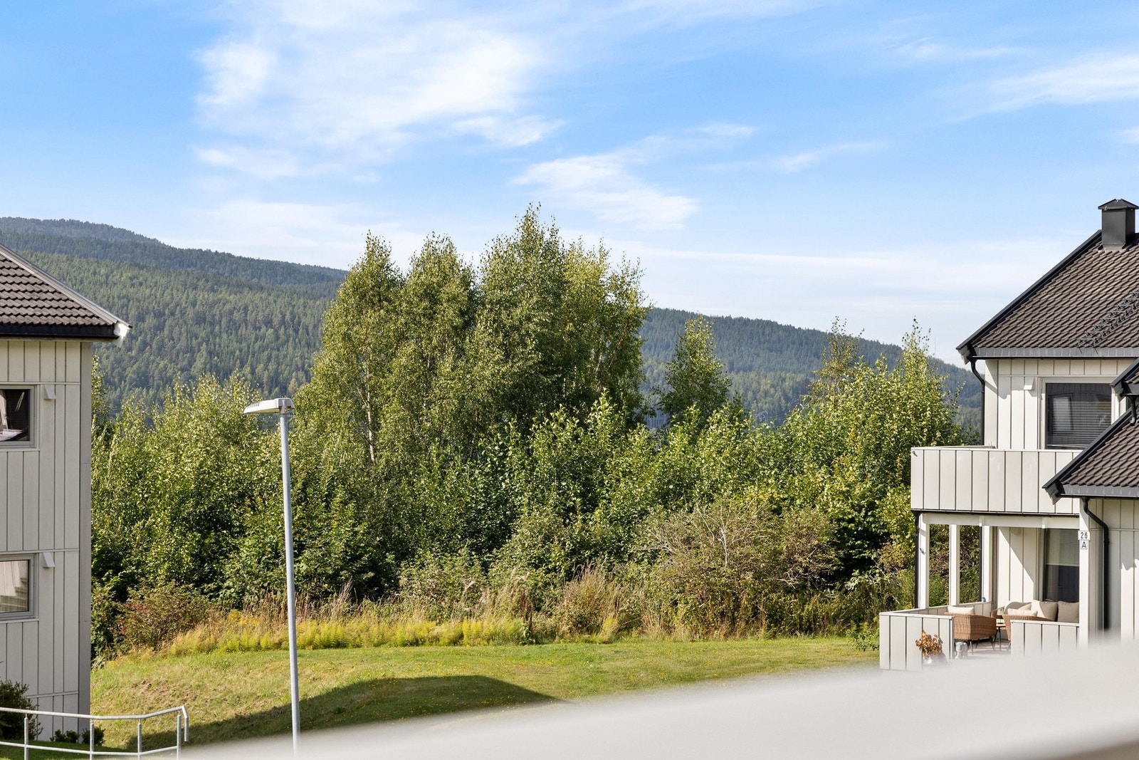 Fin utsikt mot det flotte landskapet Galleribilde