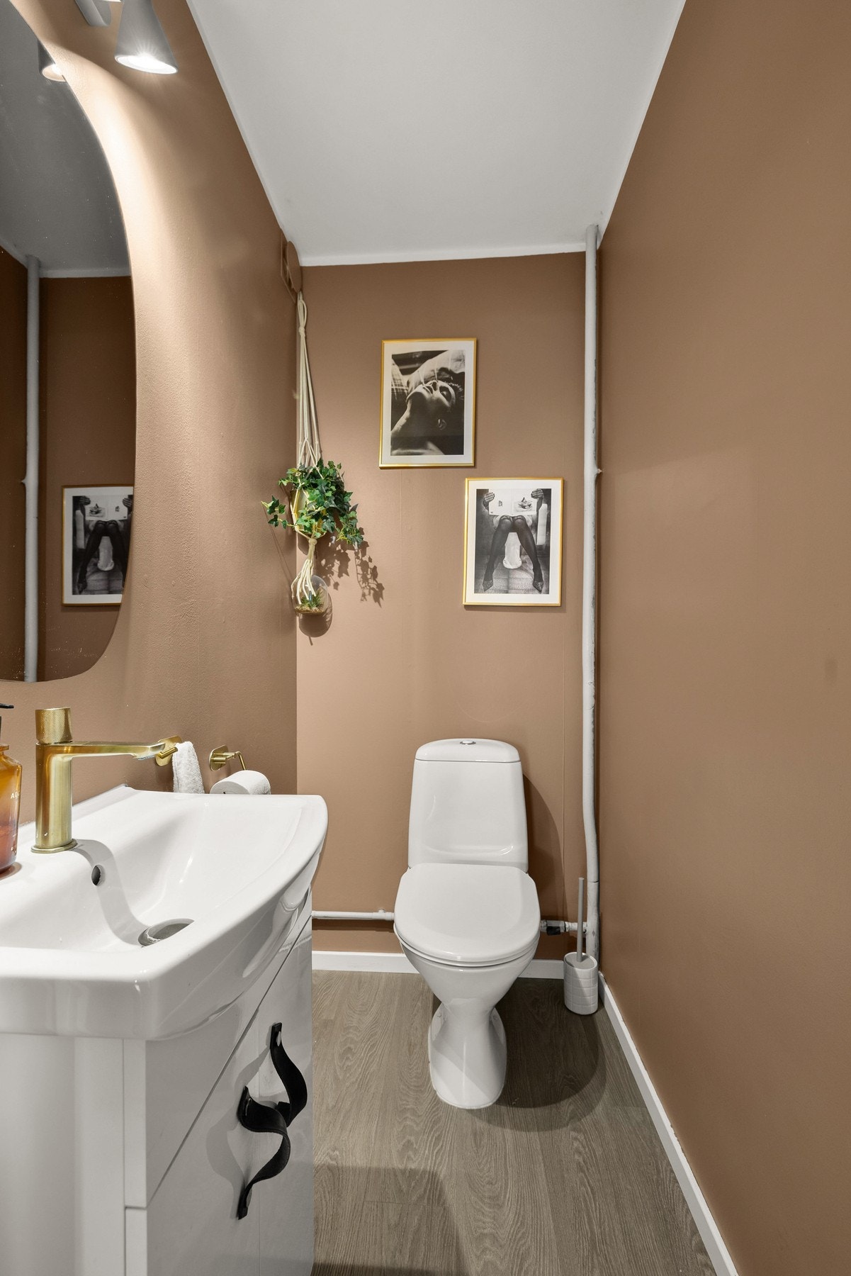 Ekstra toalett mellom stuen og badet. Galleribilde