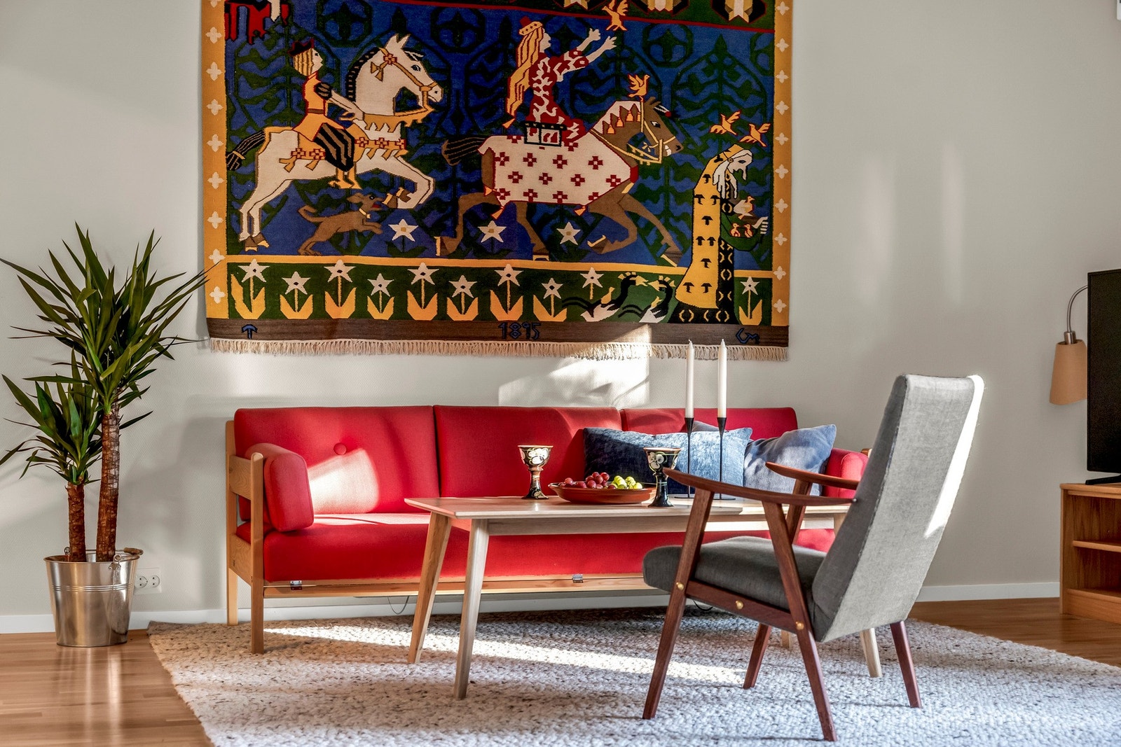 God plass for en sofagruppe i stuen Galleribilde