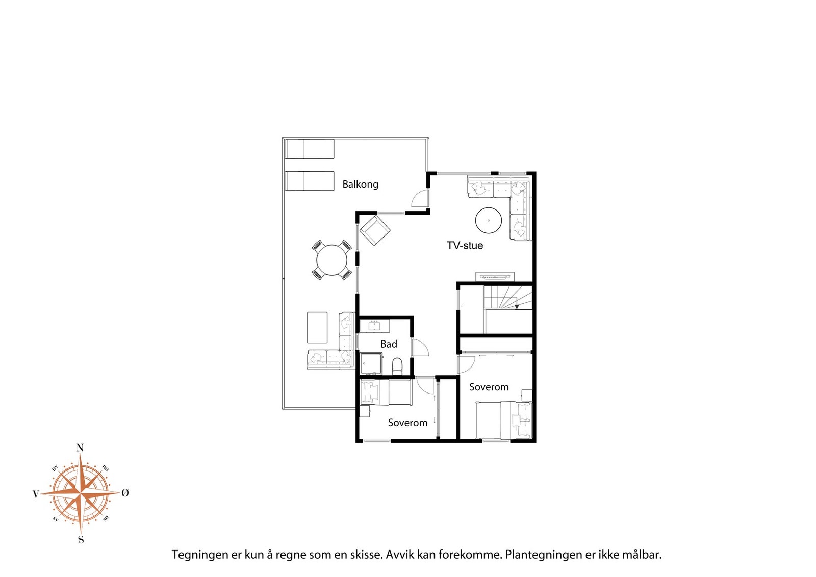 Planløsning 2.Etg. Galleribilde