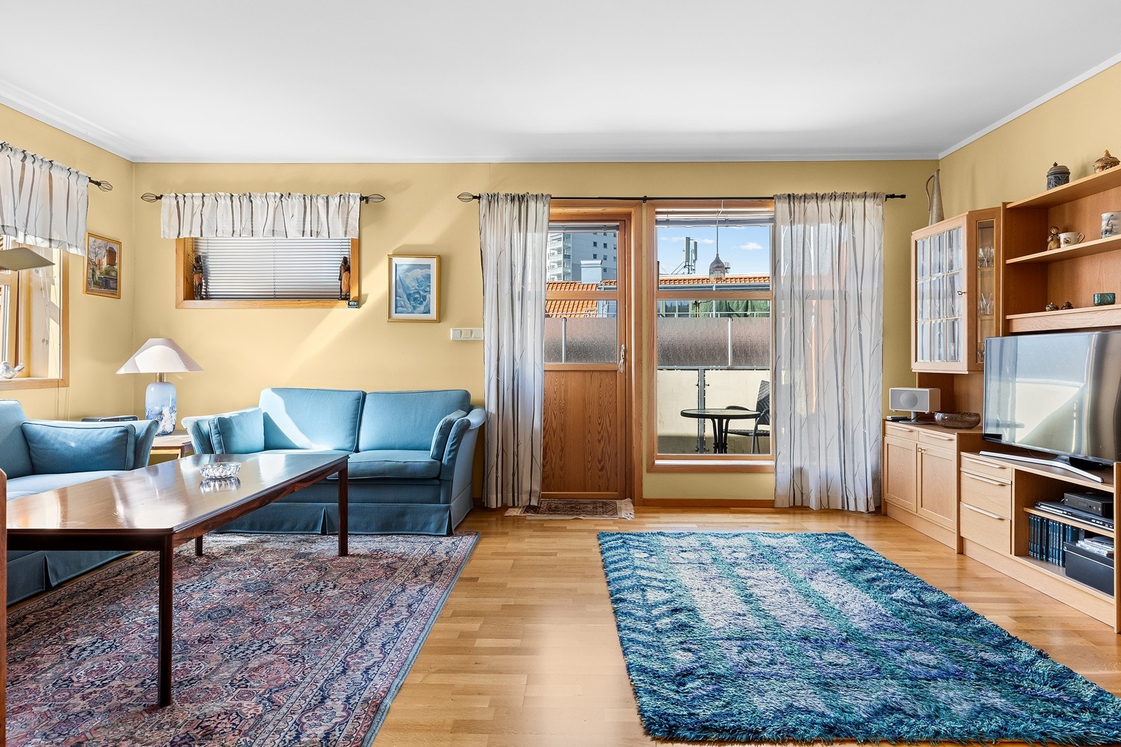 Generelt kan det sies at leiligheten er lys og trivelig og gjør et godt inntrykk. Galleribilde