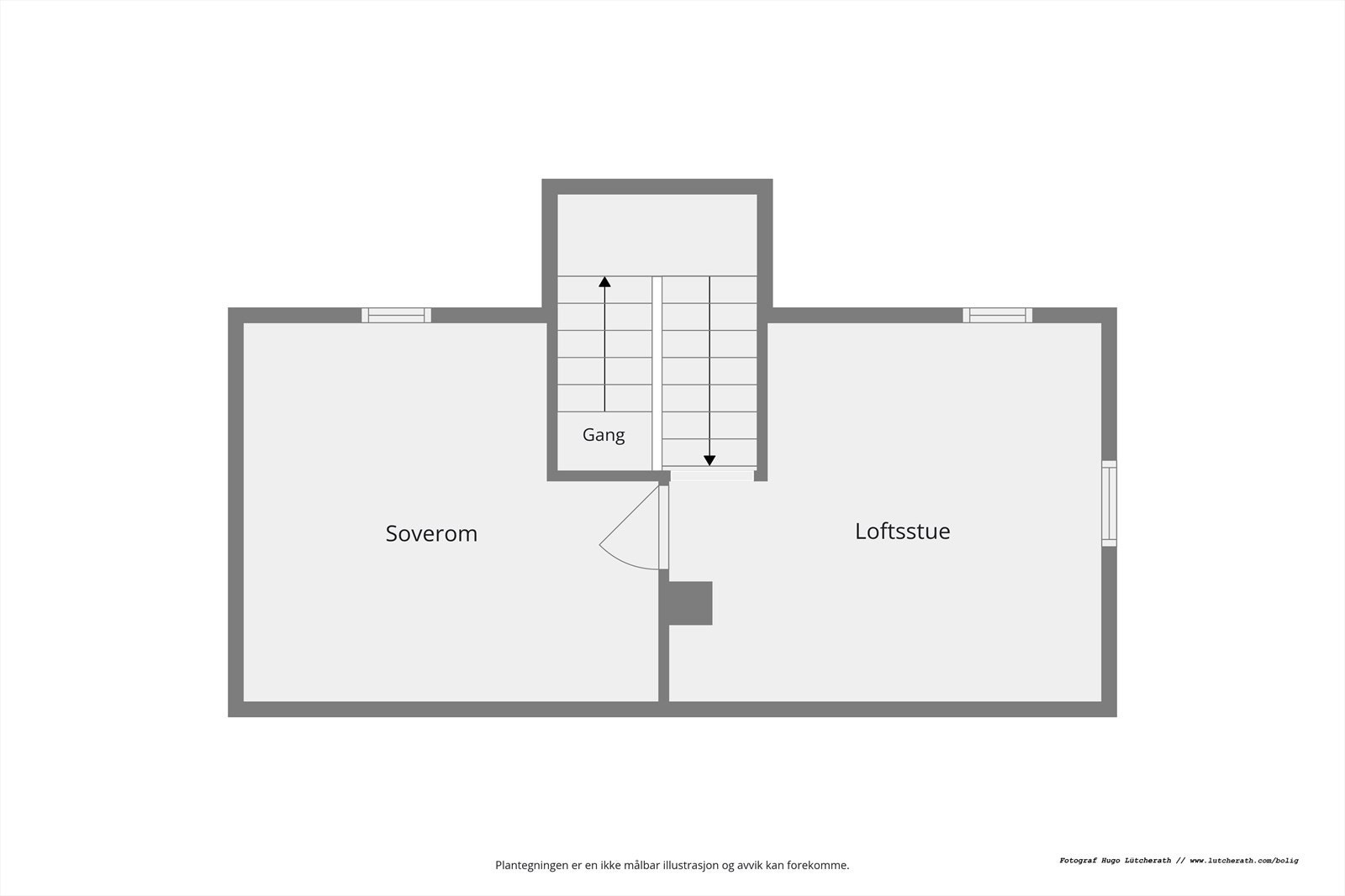 Plantegning 3. etasje. Galleribilde
