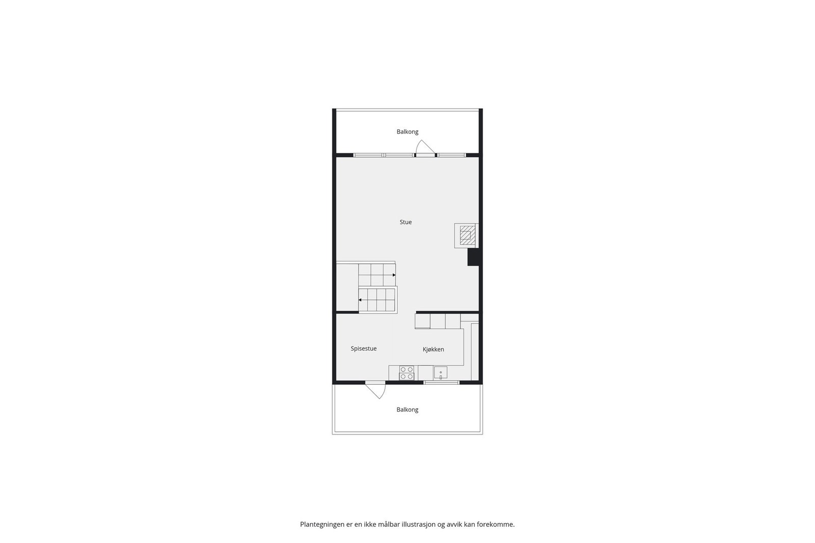 Plantegning av 2. etg. Galleribilde
