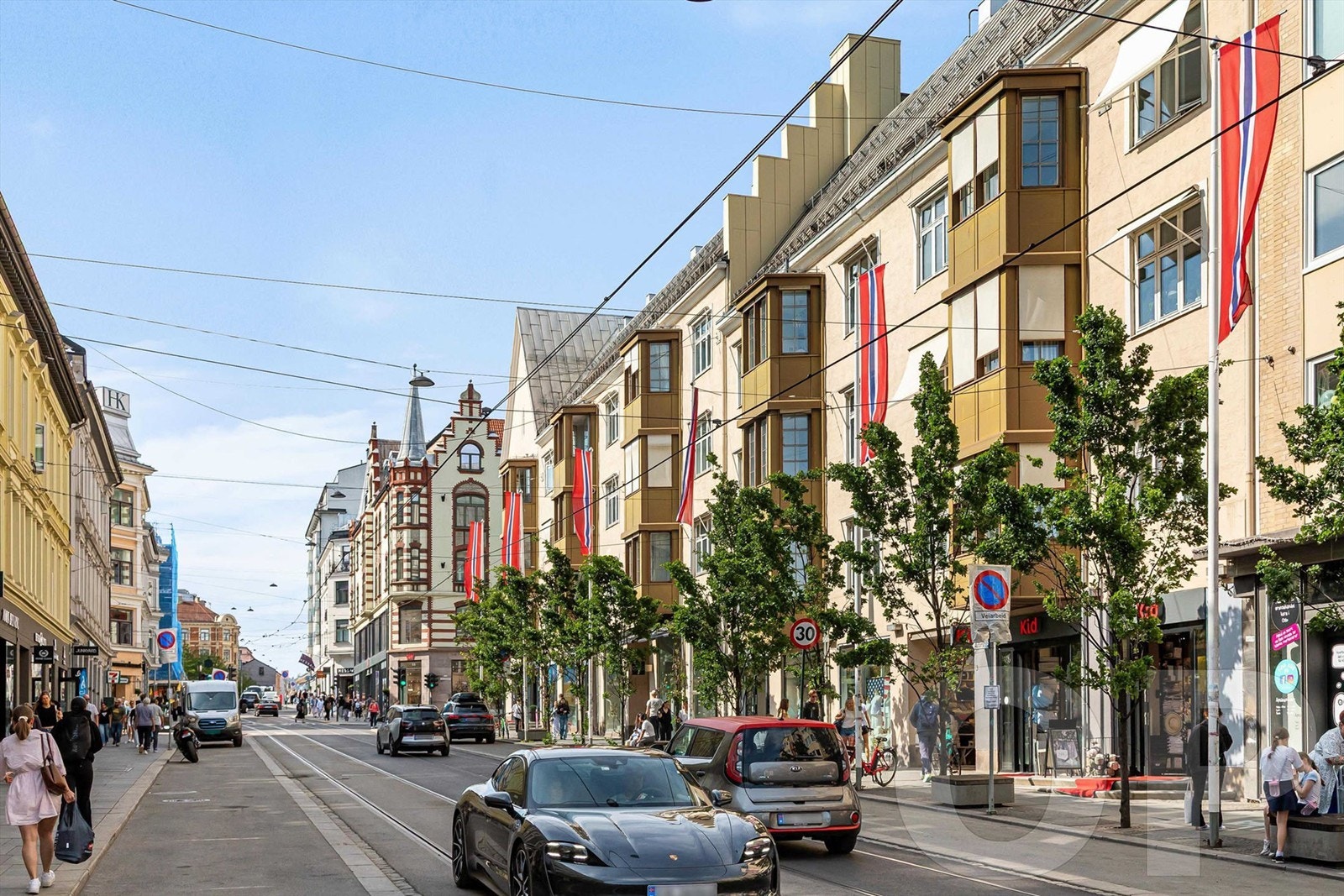En kort spasertur unna ligger Hegdehaugsveien og Bogstadveien med sitt rike utvalg av butikker. Galleribilde