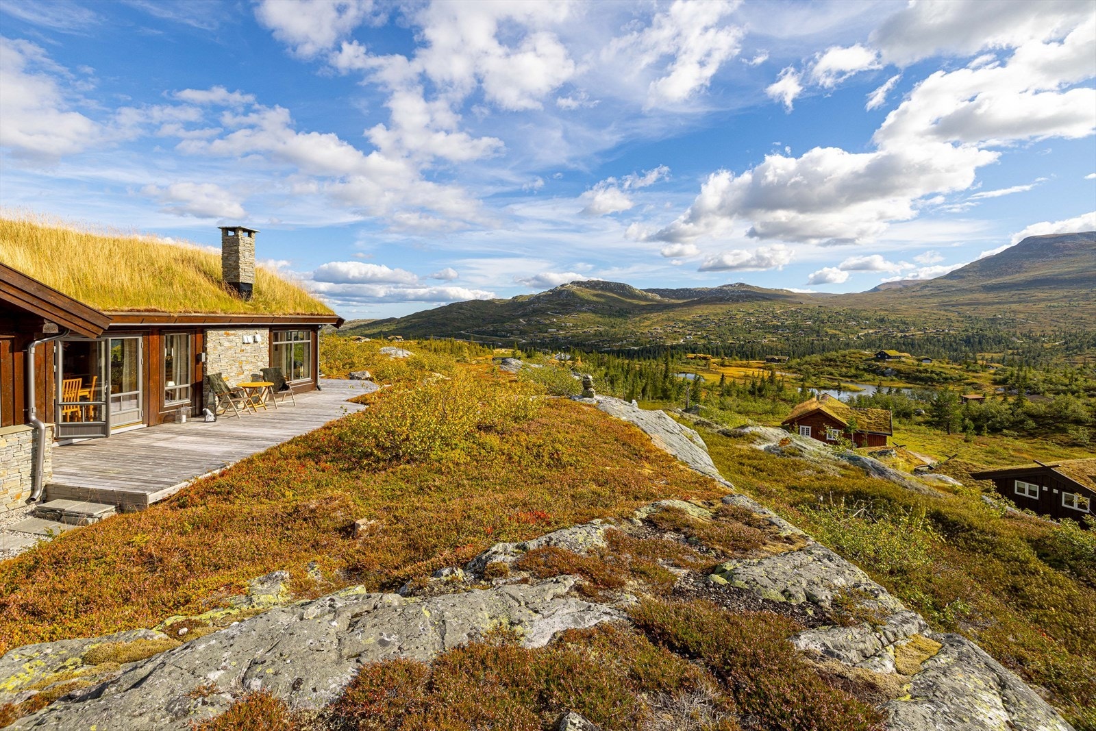 Vakre HV6, 930 moh på et eget høydedrag uten innsyn fra naboer. Galleribilde