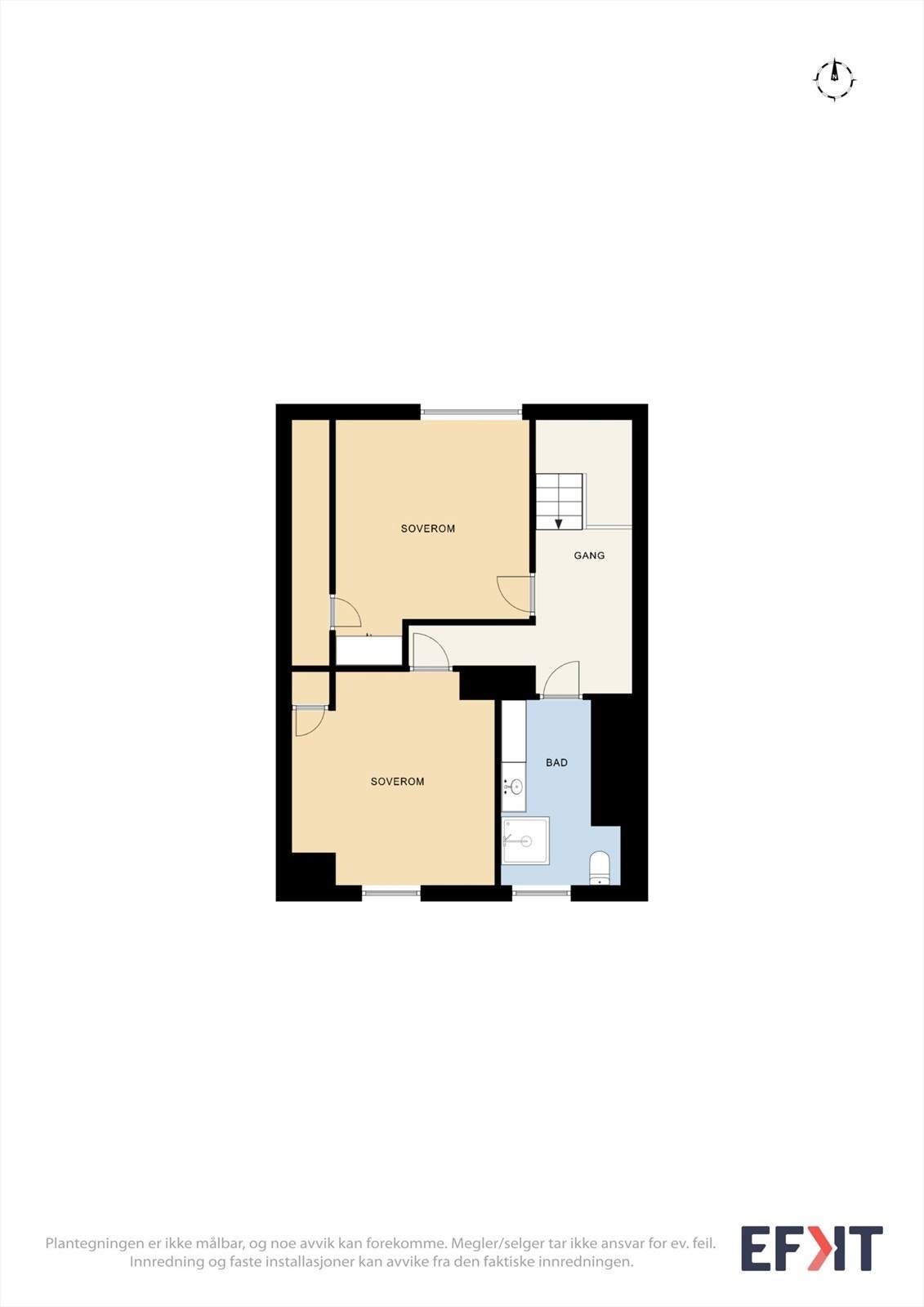 Plantegning loft Galleribilde