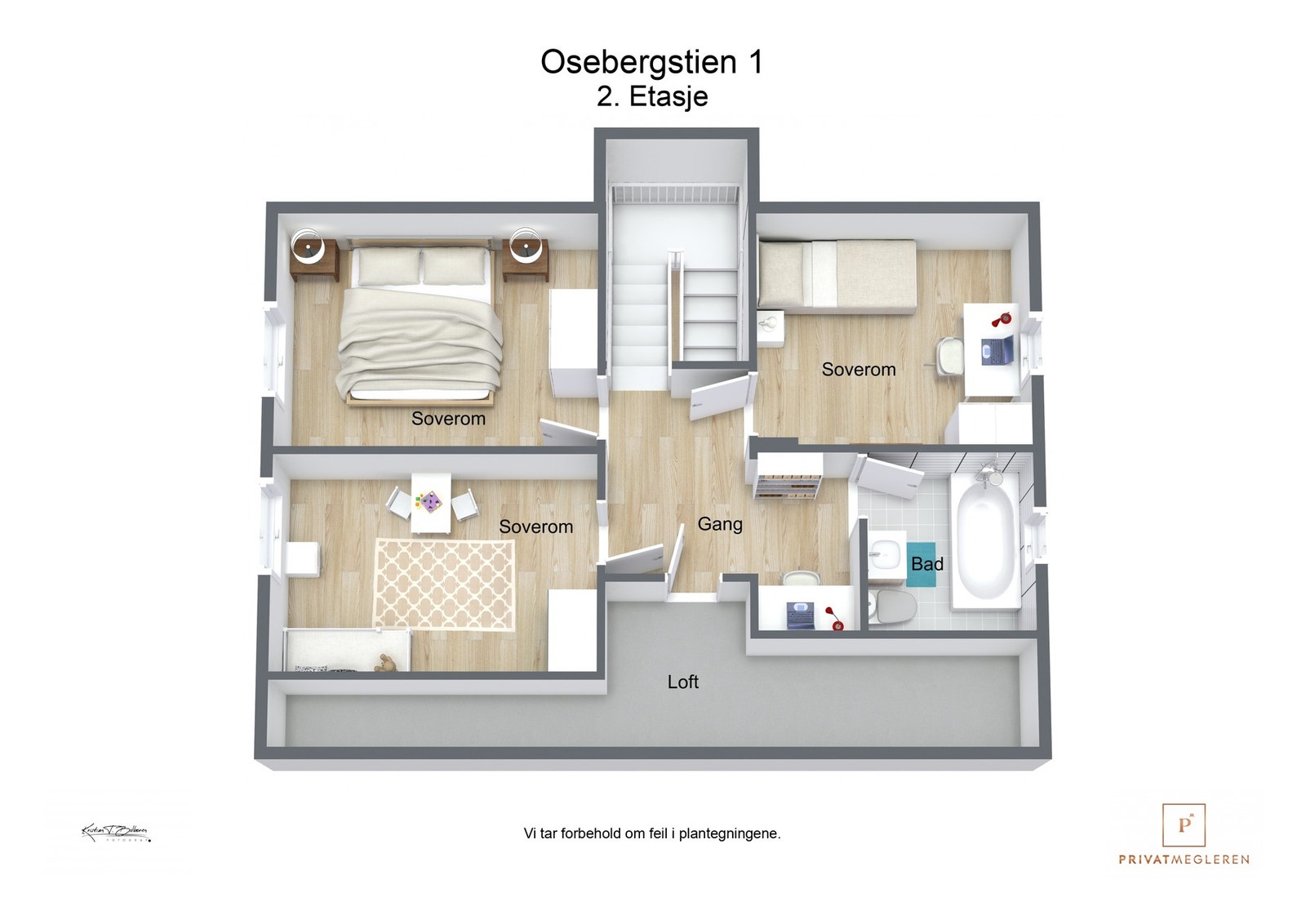 Plantegning 2. etasje Galleribilde
