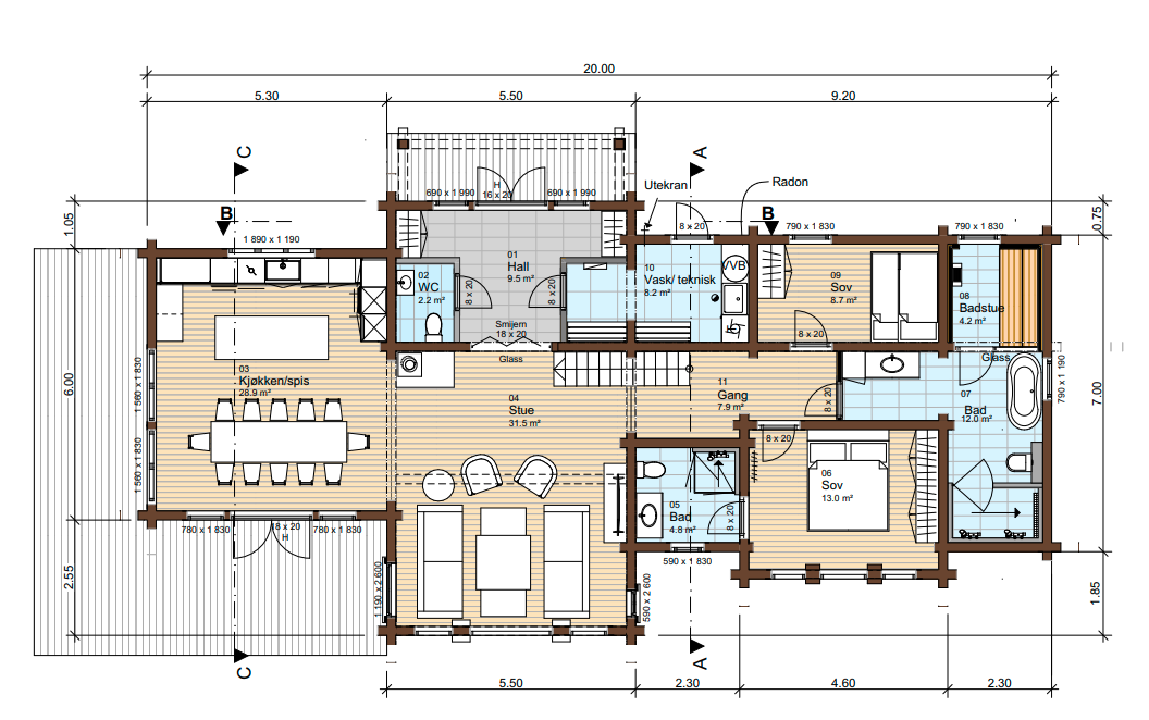 Plan 1 Galleribilde
