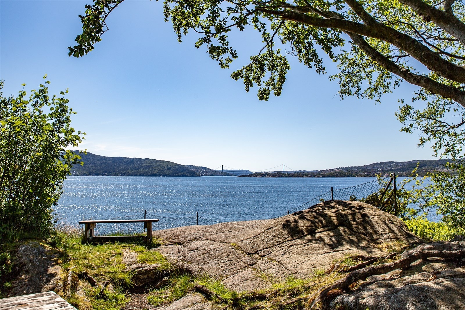 Flotte rekreasjonsområder langs fjorden i gangavstand fra boligen. Galleribilde