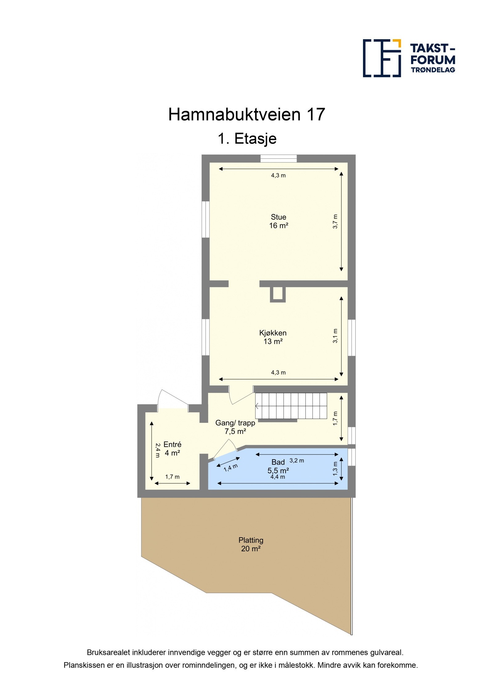 Plan våningshus Galleribilde