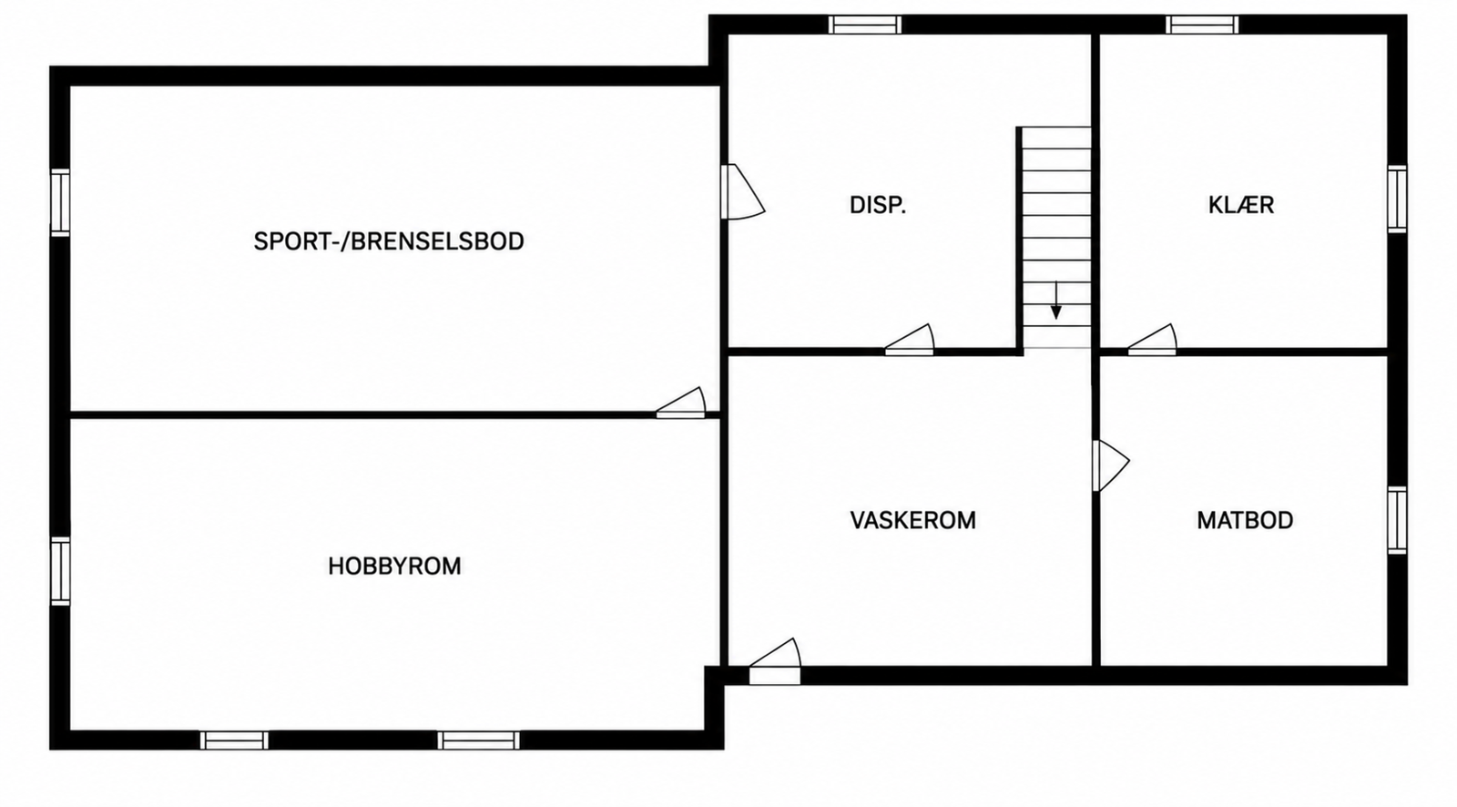 Plantegning Kjeller. Denne er laget av AI, avvik kan forekomme. Galleribilde