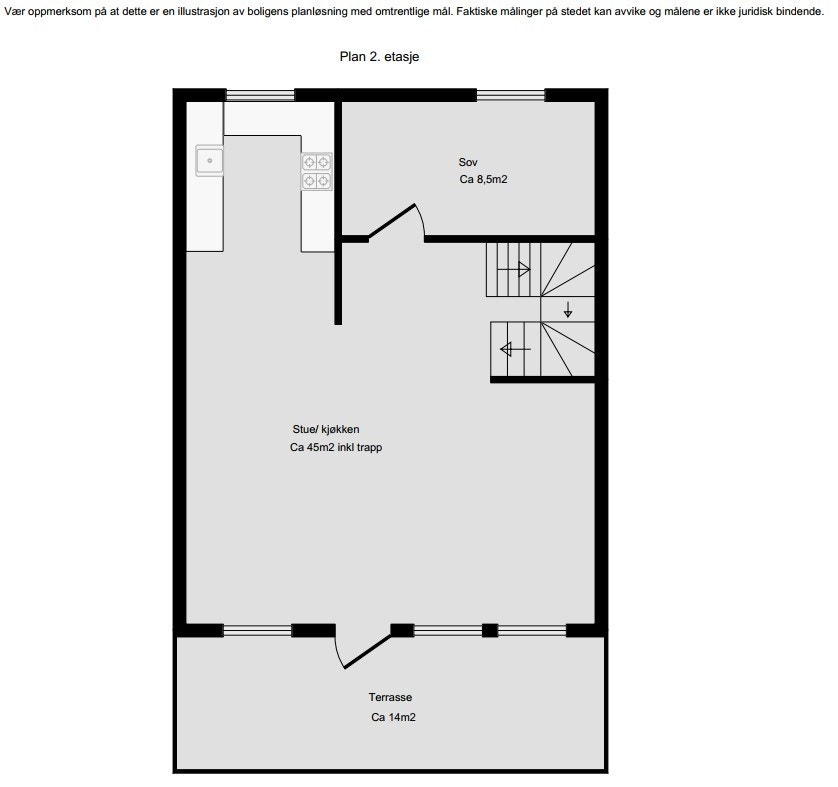 Plantegning 2.etasje. Galleribilde