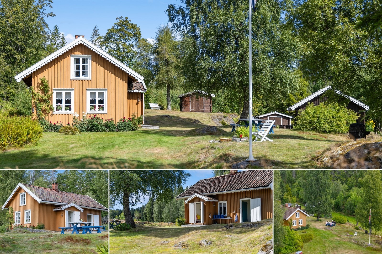 Velkommen til en fredelig hytte på Hasåsgrenda 8 presentert av Aktiv Eiendomsmegling v/Valdis Jonsdottir og Thomas Otterbech. Foto: Paul Thürmer Galleribilde